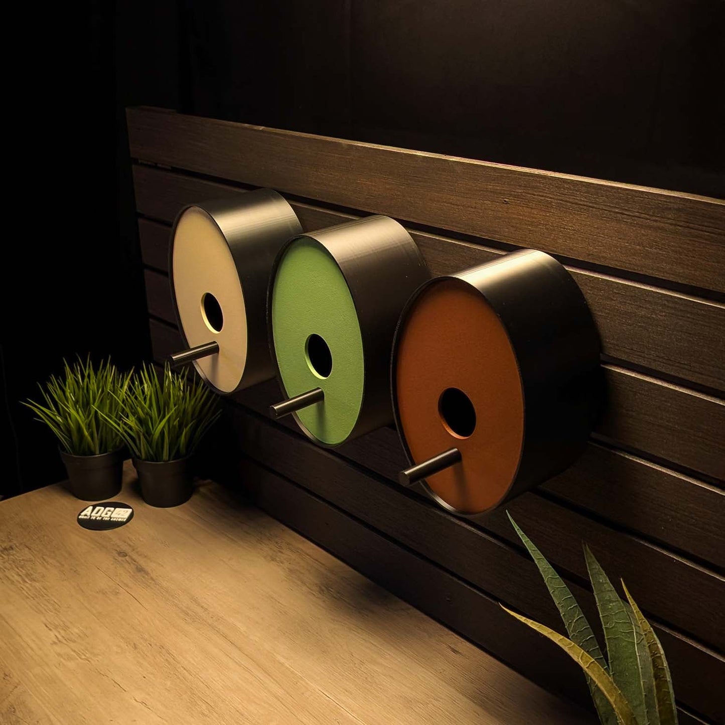 Modern Birdhouse | Ellipse Earth Tones