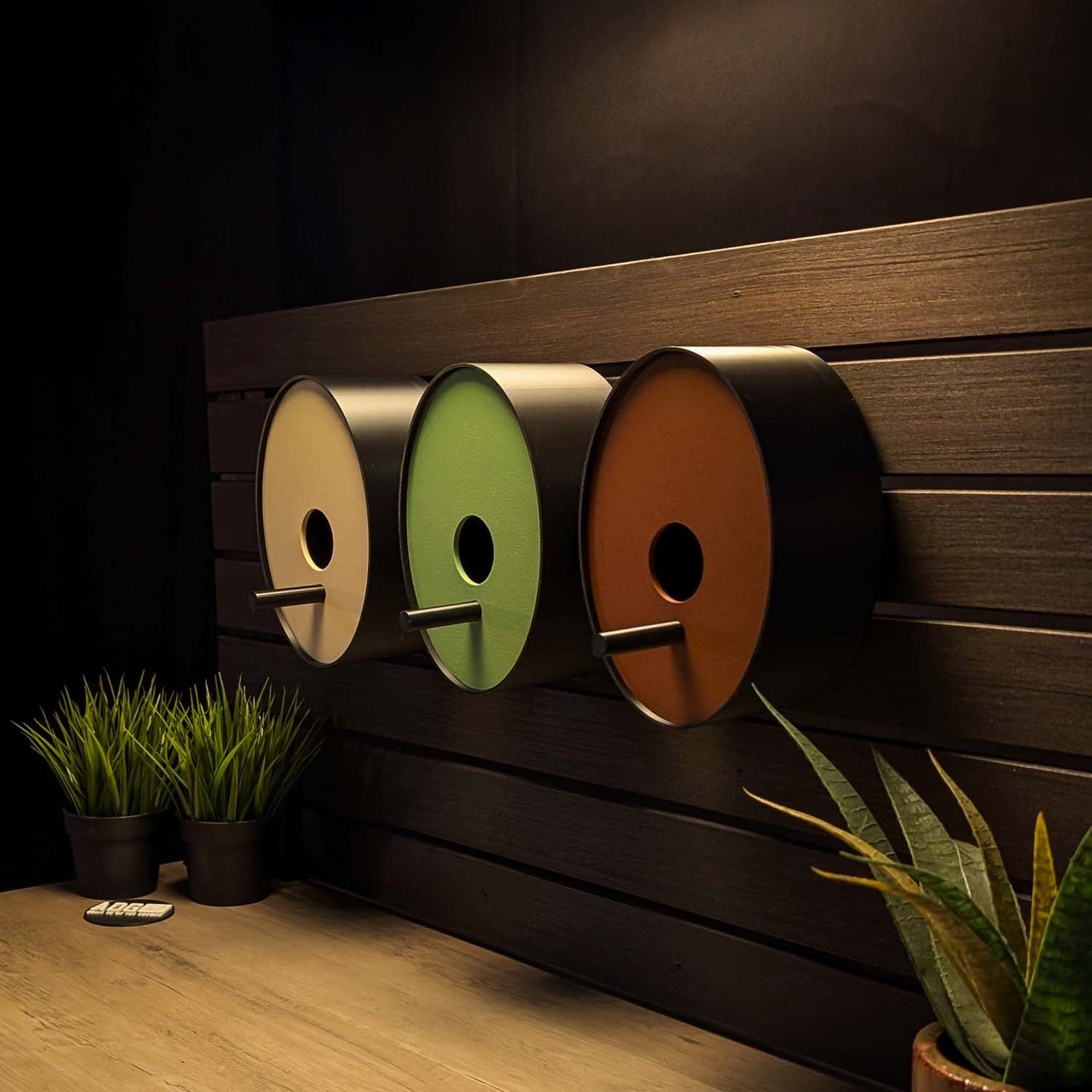 Modern Birdhouse | Ellipse Earth Tones