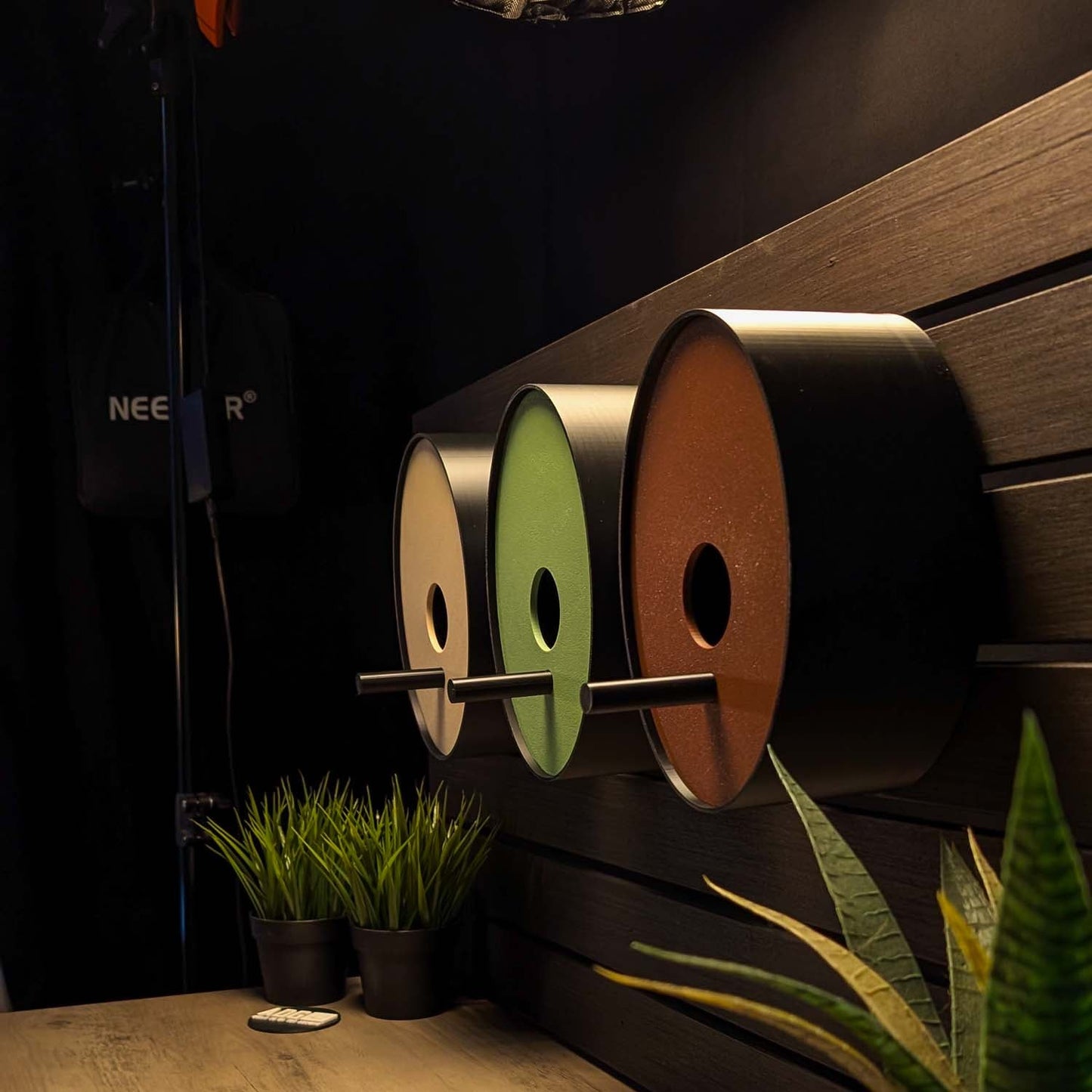 Modern Birdhouse | Ellipse Earth Tones