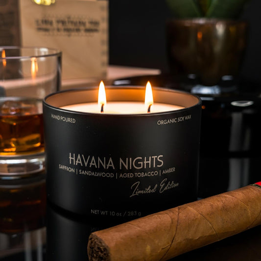 10oz Dual-Wick Candles for Men | Masculine | Hard Shell Gift Box