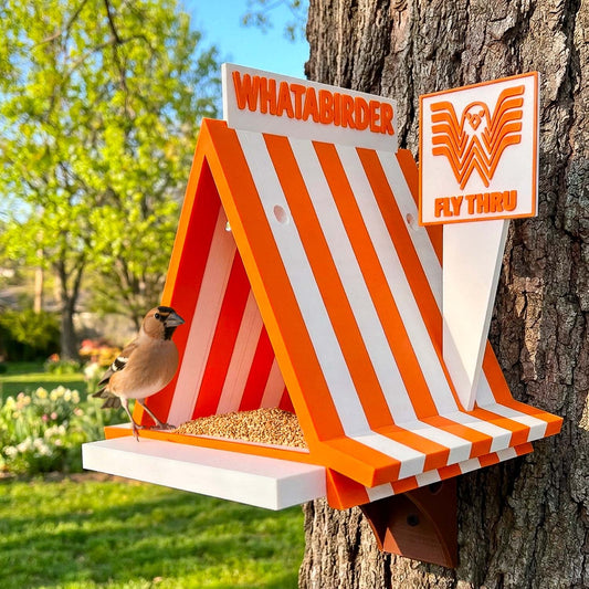 ADG42 The Whatabirder Parody Bird Feeder