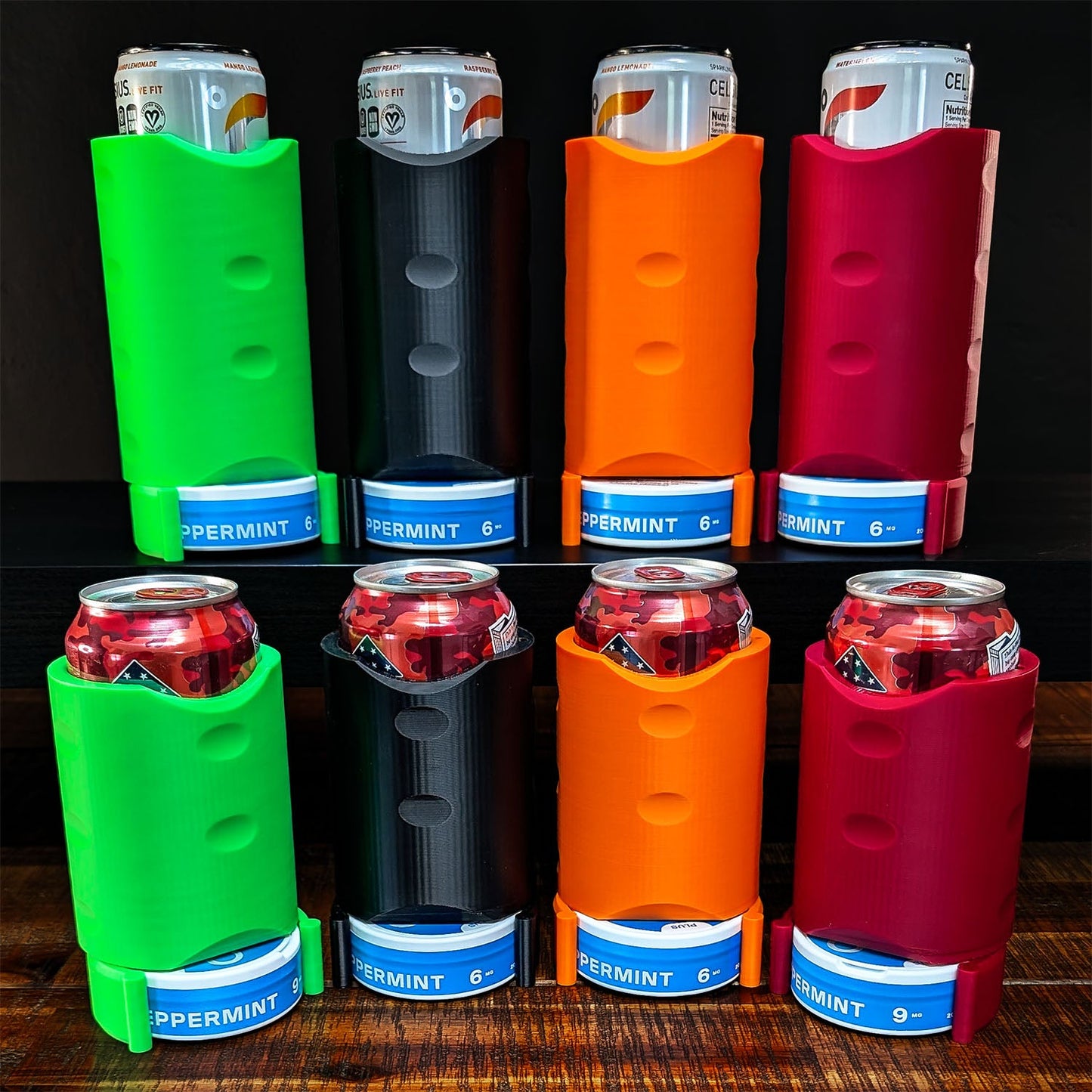 ADG42 The Stacker Can Cooler and Pouch Tin Holder