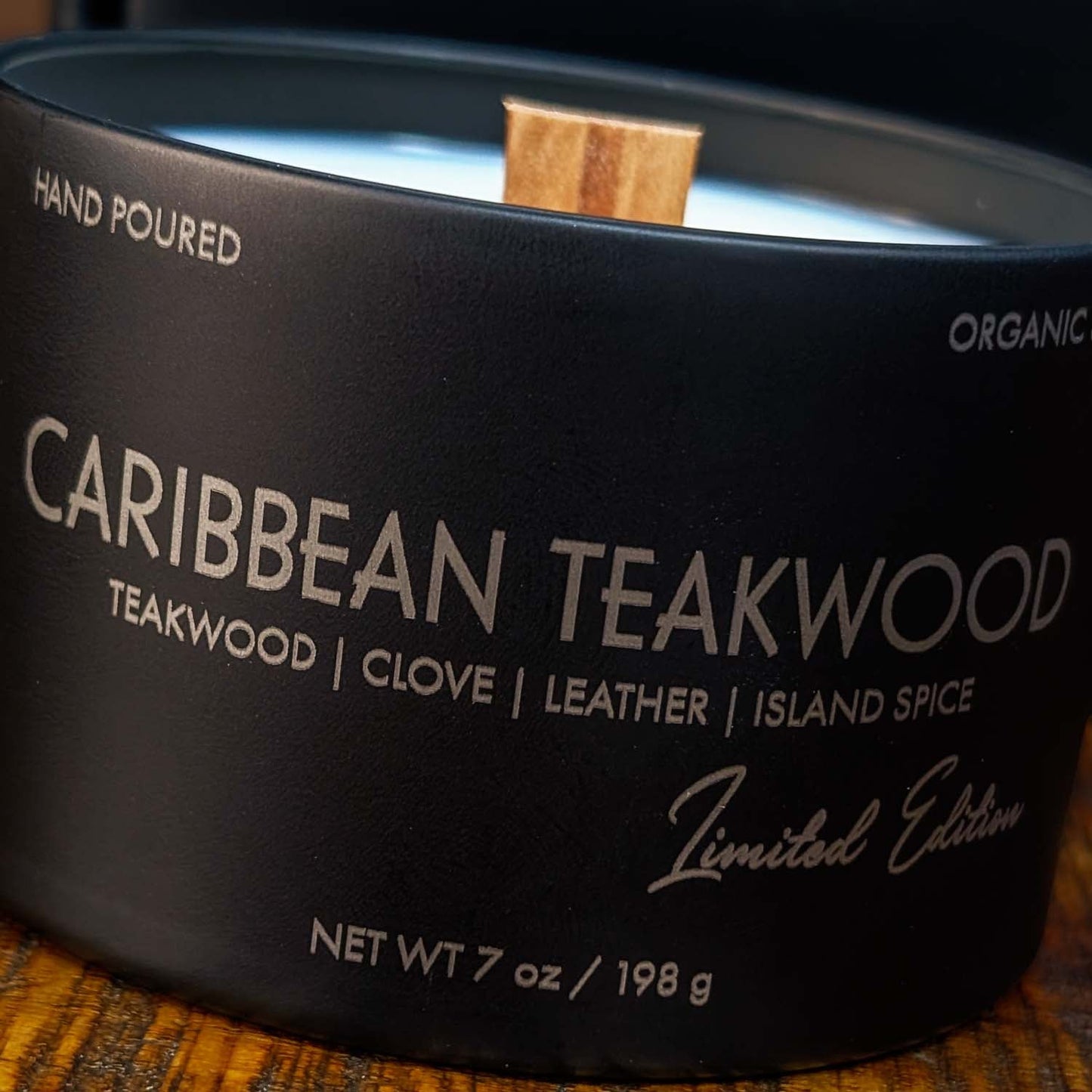 2 Wood Wick Candle Set for Men | Masculine Scent | Gift Box