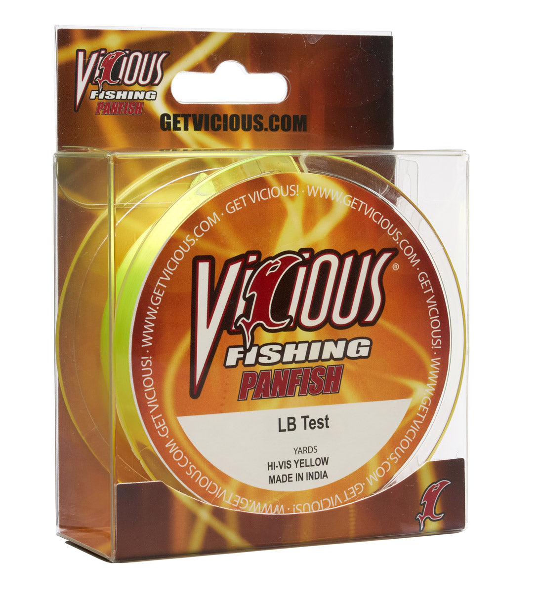 Vicious Panfish Hi-Vis Yellow Mono - 6 Lb Test