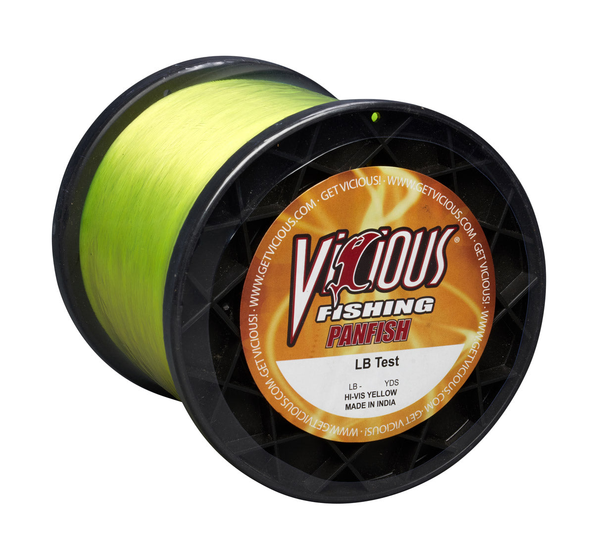 Vicious Panfish Hi-Vis Yellow Mono - 2 Lb Test