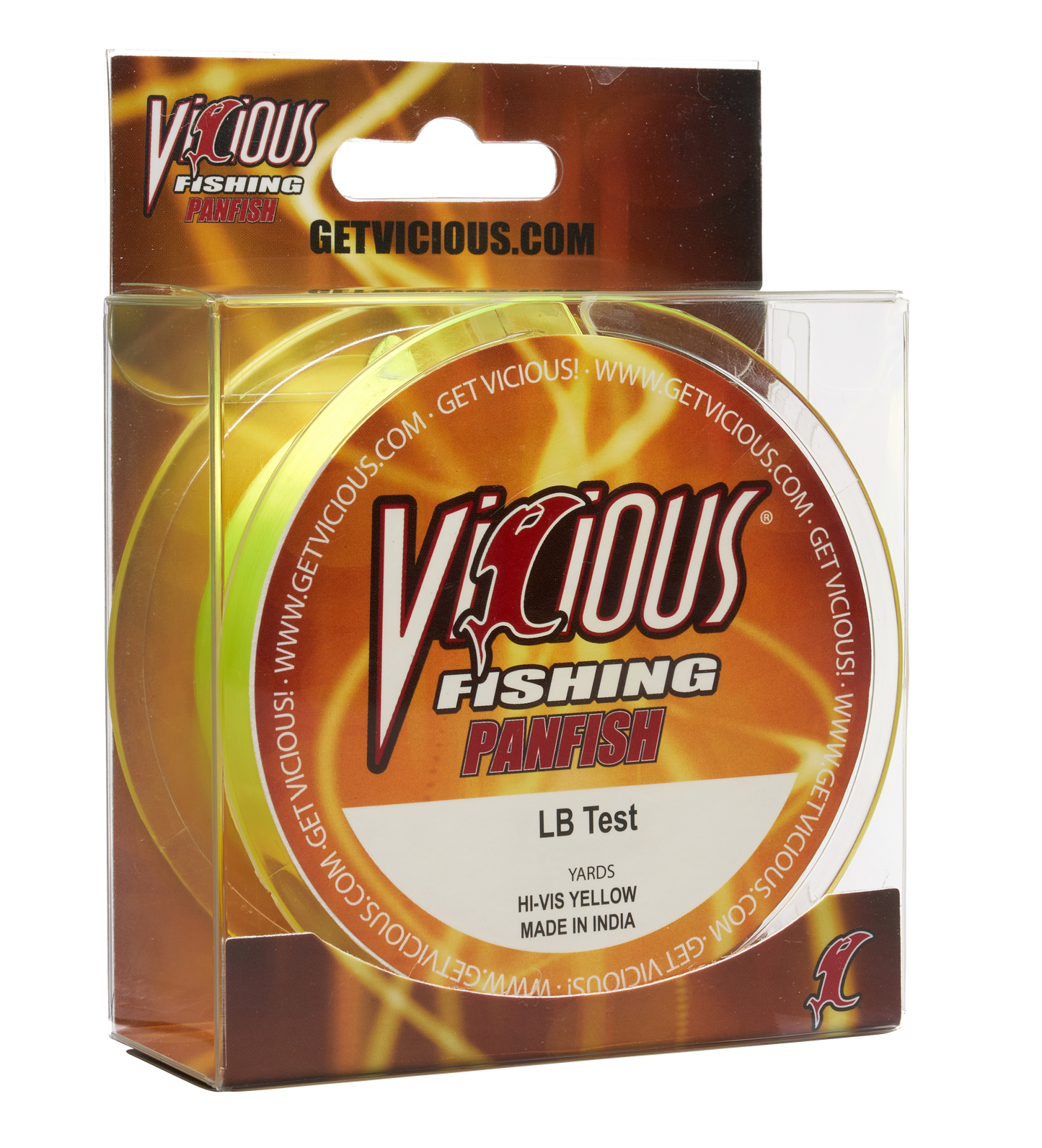Vicious Panfish Hi-Vis Yellow Mono - 8 Lb Test