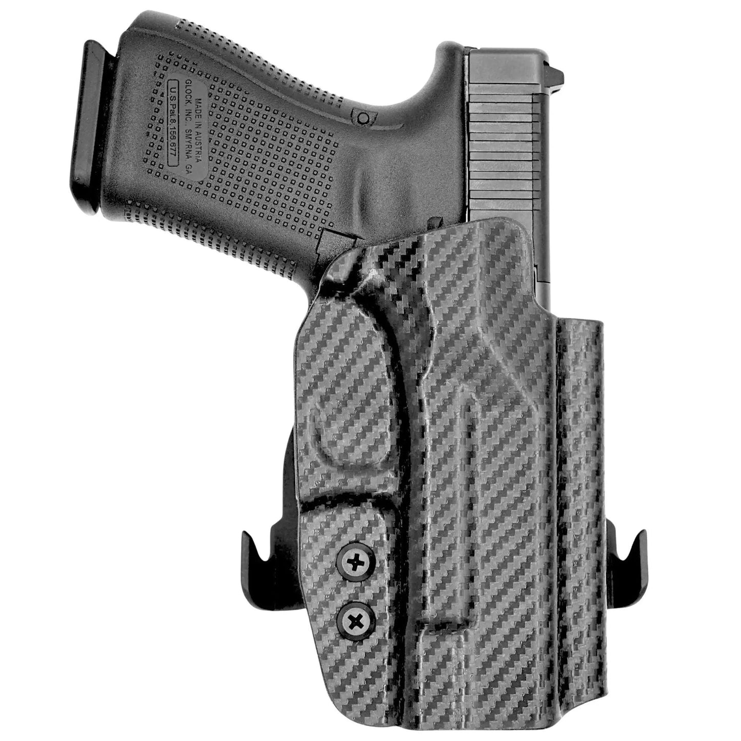 Paddle Holster fits: Glock 17 19 19X 26 31 32 33 34 45 47 49