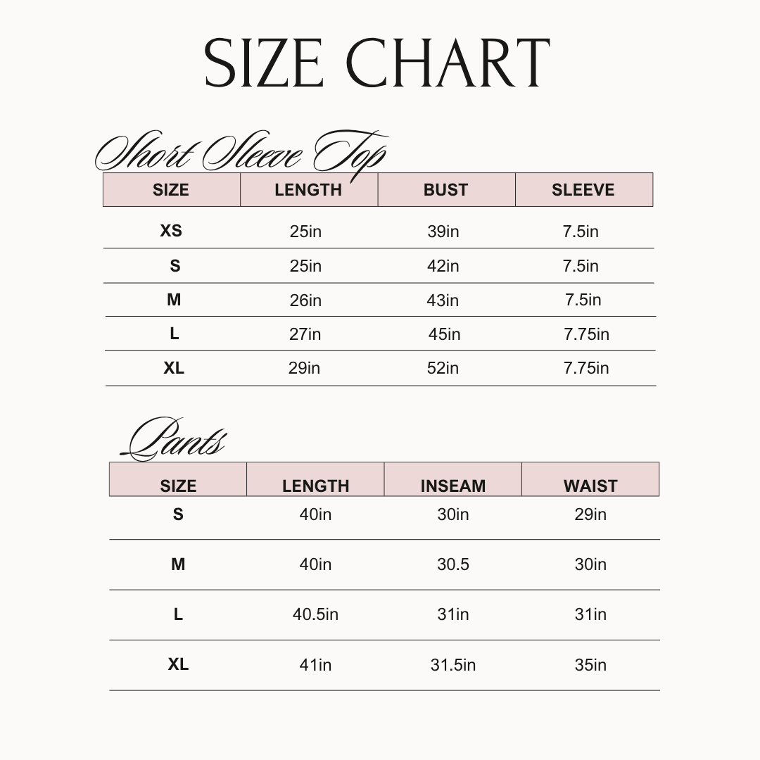 Pink Summer Spritz - Short Sleeve + Pant Pajama Set