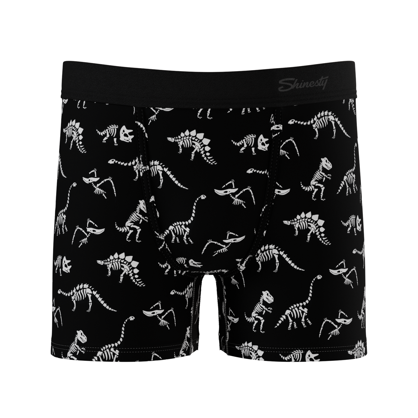 The Paleontologist | Glow in the Dark Dinosaurs Boy's Boxer Briefs