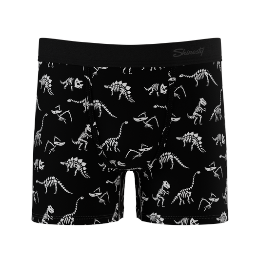 The Paleontologist | Glow in the Dark Dinosaurs Boy's Boxer Briefs