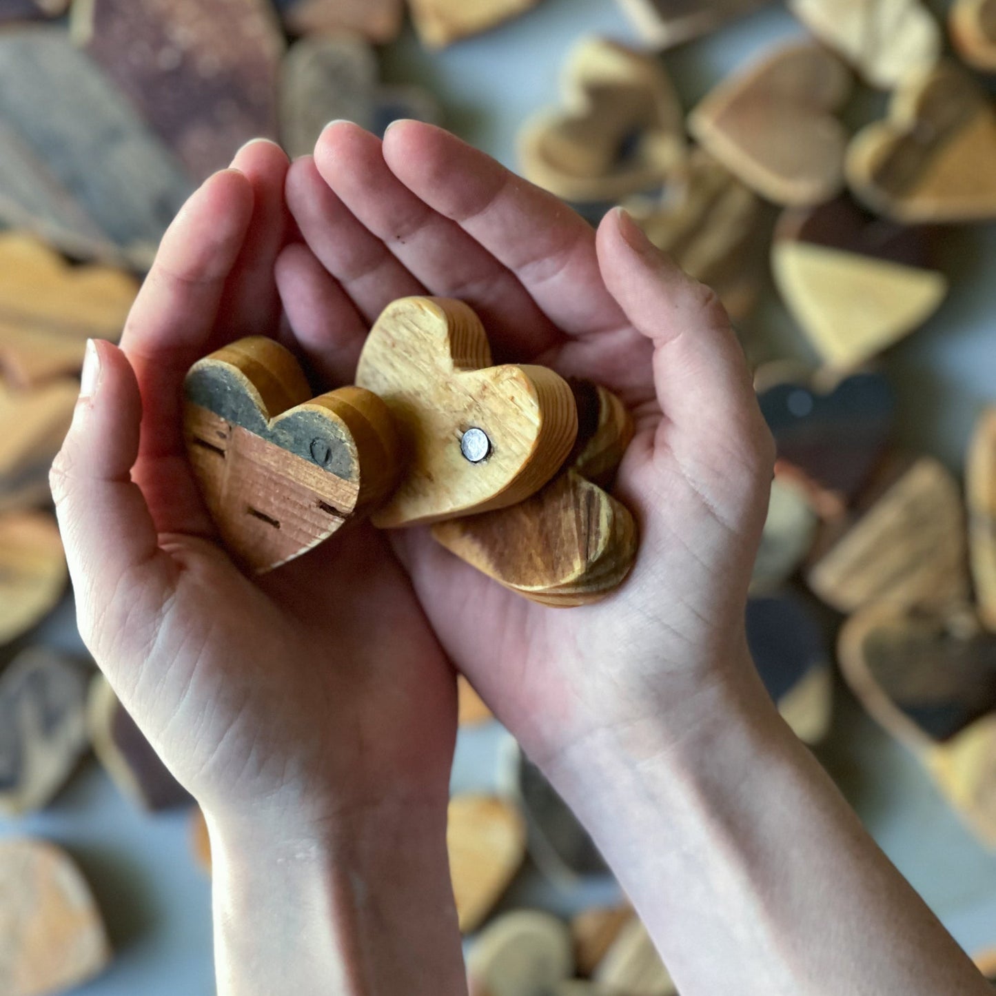 Reclaimed Pallet Wood Hearts