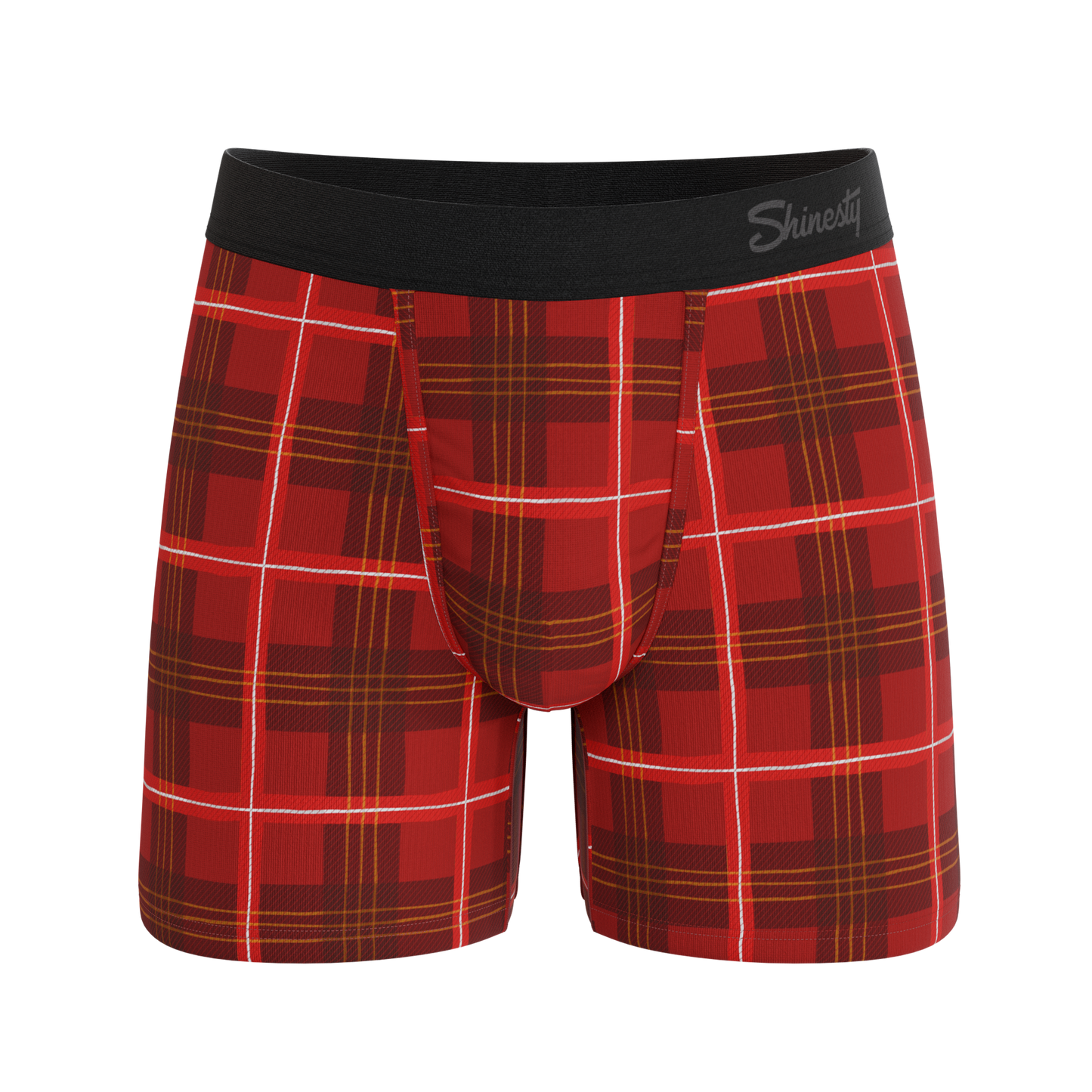 The Partridge | Red Cozy Plaid Ball Hammock® Pouch Underwear