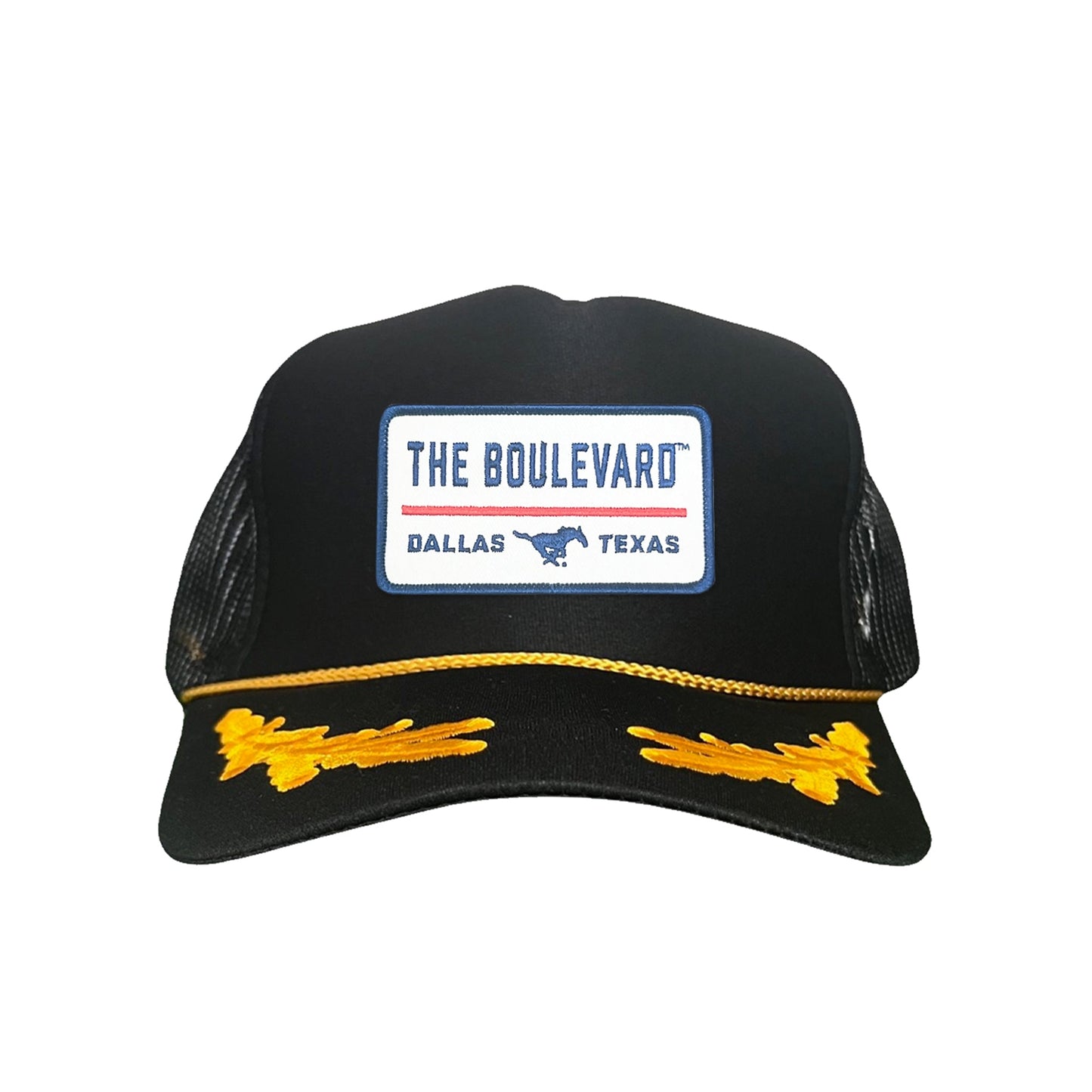 SMU / The Boulevard Rectangle Patch / Mesh Snap Back / 127 / SMU004