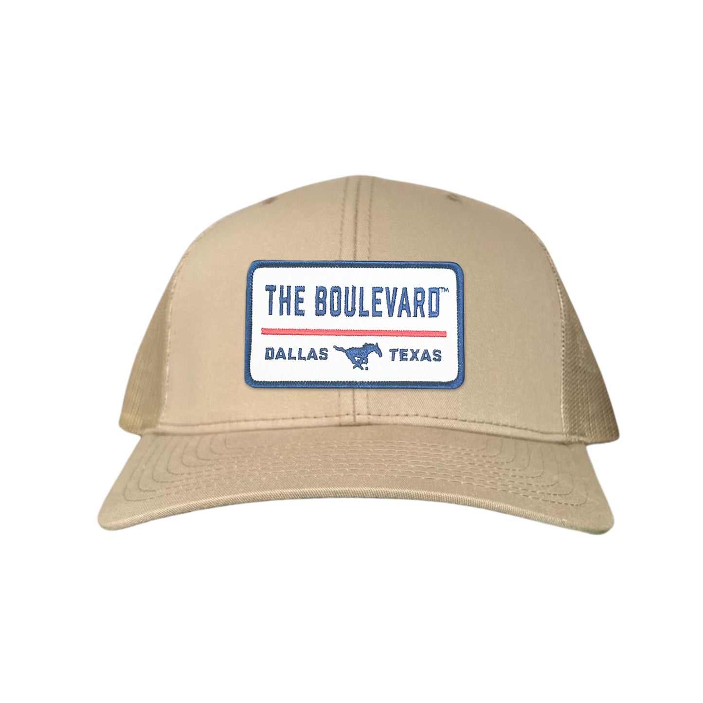 SMU / The Boulevard Rectangle Patch / Mesh Snap Back / 127 / SMU004