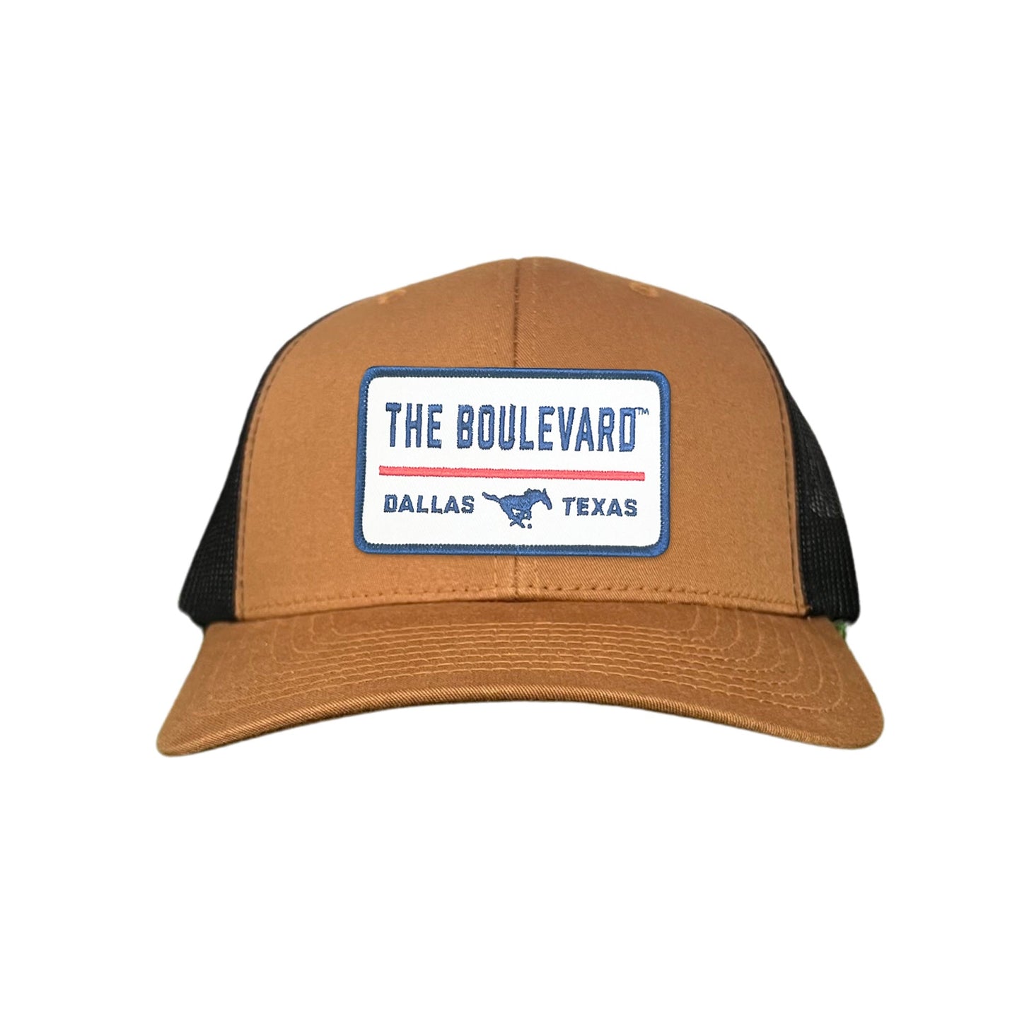 SMU / The Boulevard Rectangle Patch / Mesh Snap Back / 127 / SMU004