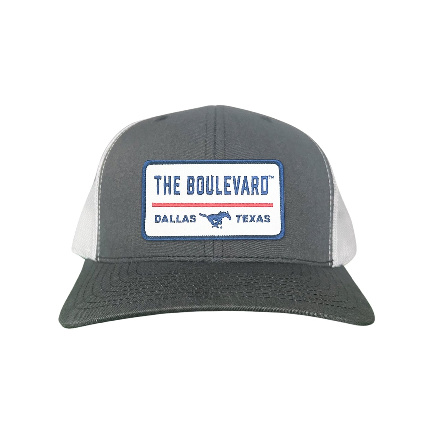 SMU / The Boulevard Rectangle Patch / Mesh Snap Back / 127 / SMU004
