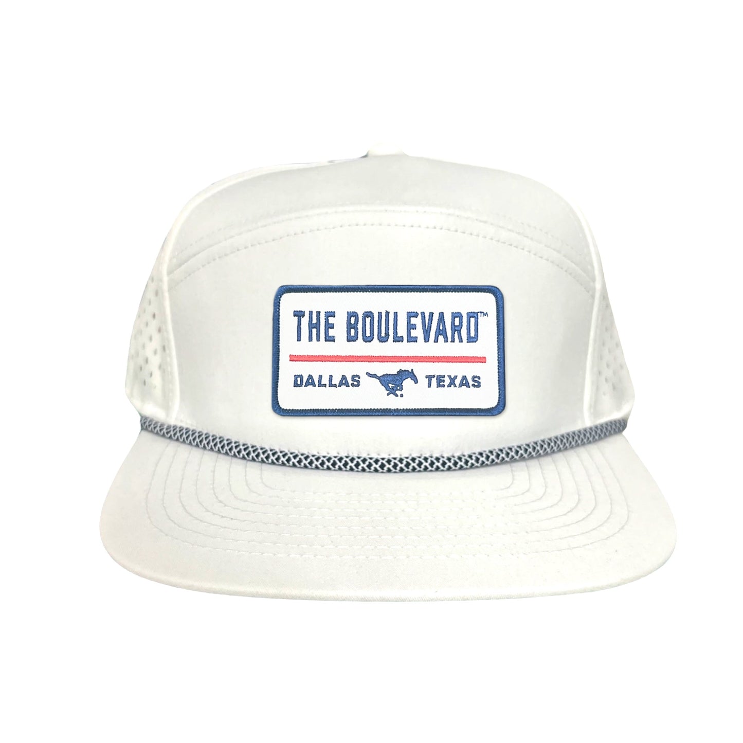 SMU / The Boulevard Rectangle Patch / Mesh Snap Back / 127 / SMU004