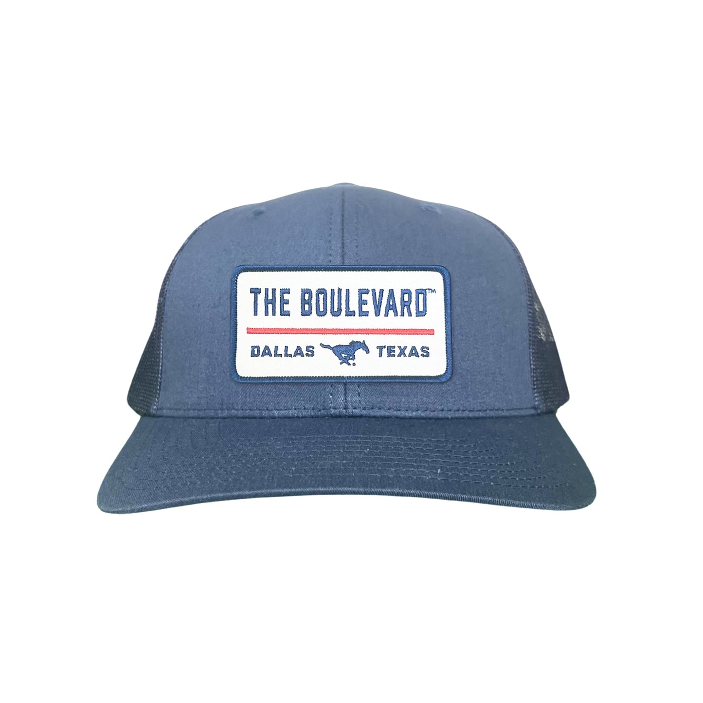 SMU / The Boulevard Rectangle Patch / Mesh Snap Back / 127 / SMU004