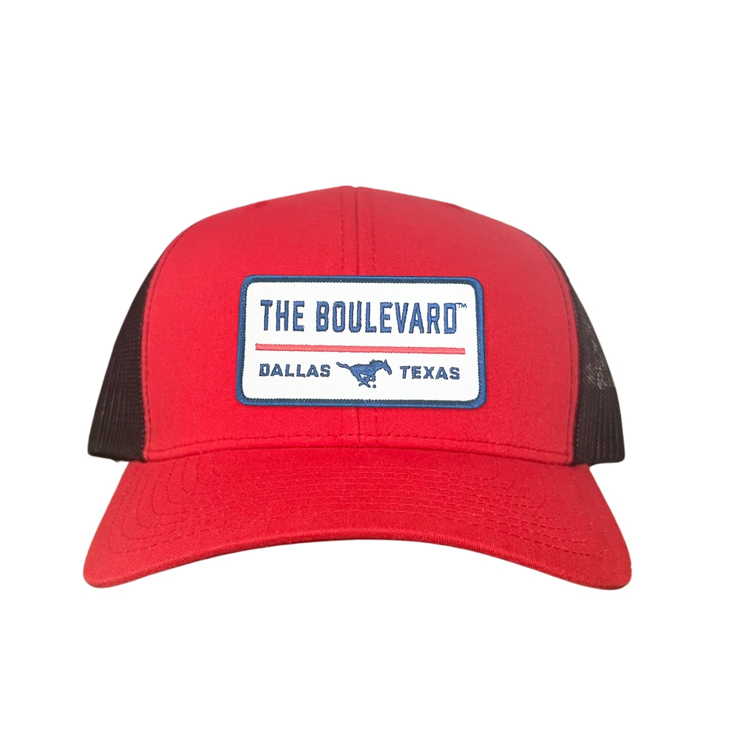 SMU / The Boulevard Rectangle Patch / Mesh Snap Back / 127 / SMU004