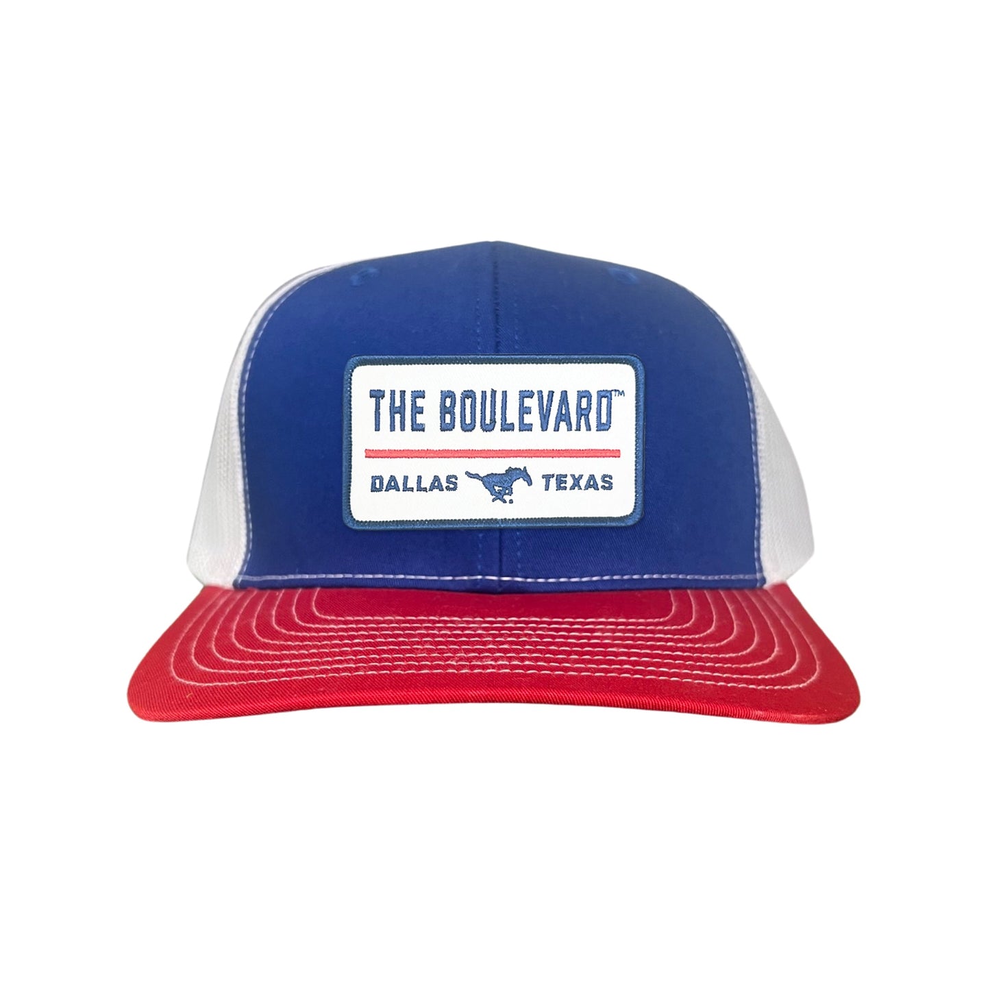 SMU / The Boulevard Rectangle Patch / Mesh Snap Back / 127 / SMU004
