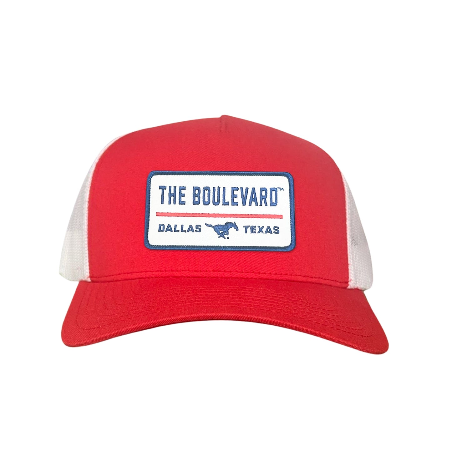 SMU / The Boulevard Rectangle Patch / Mesh Snap Back / 127 / SMU004
