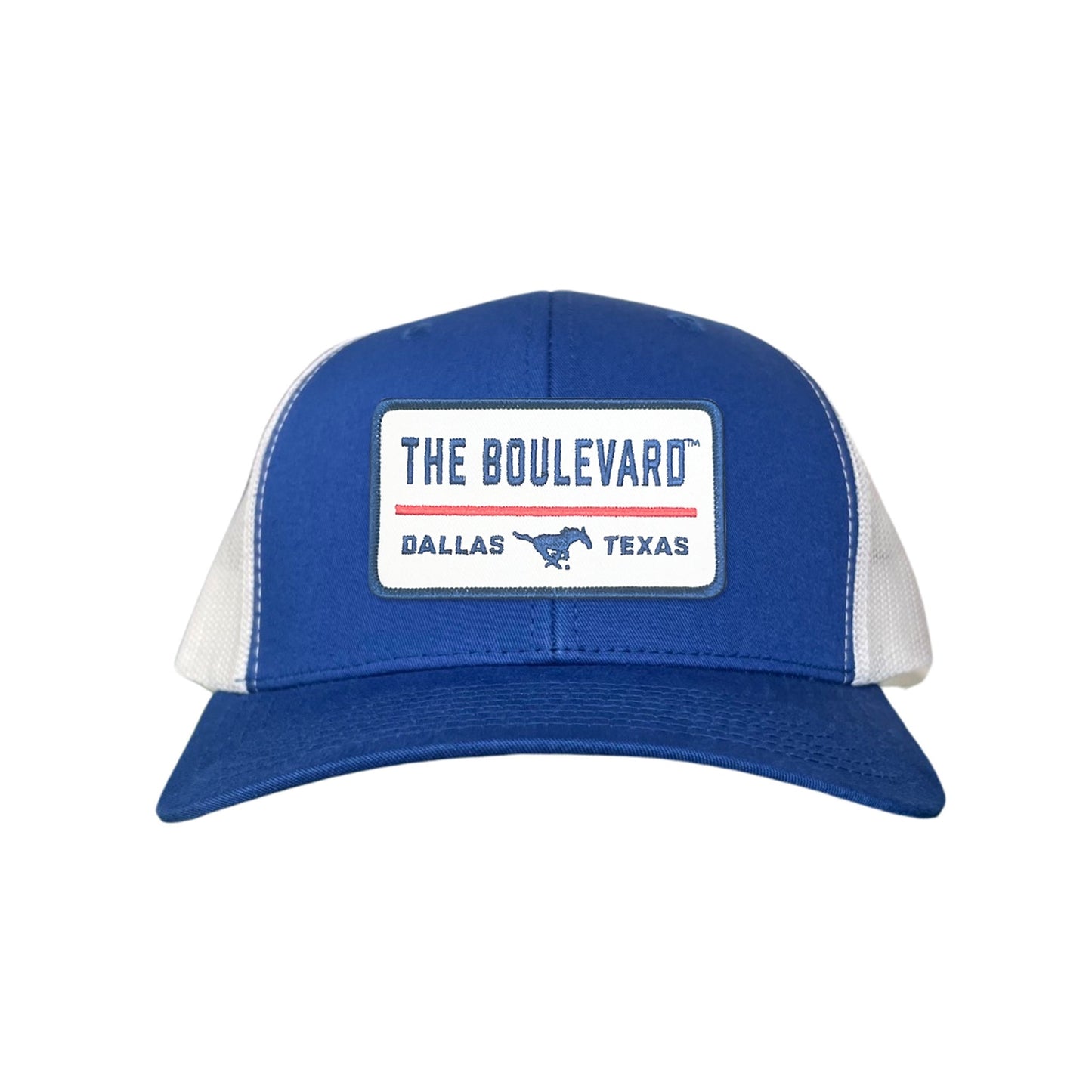 SMU / The Boulevard Rectangle Patch / Mesh Snap Back / 127 / SMU004
