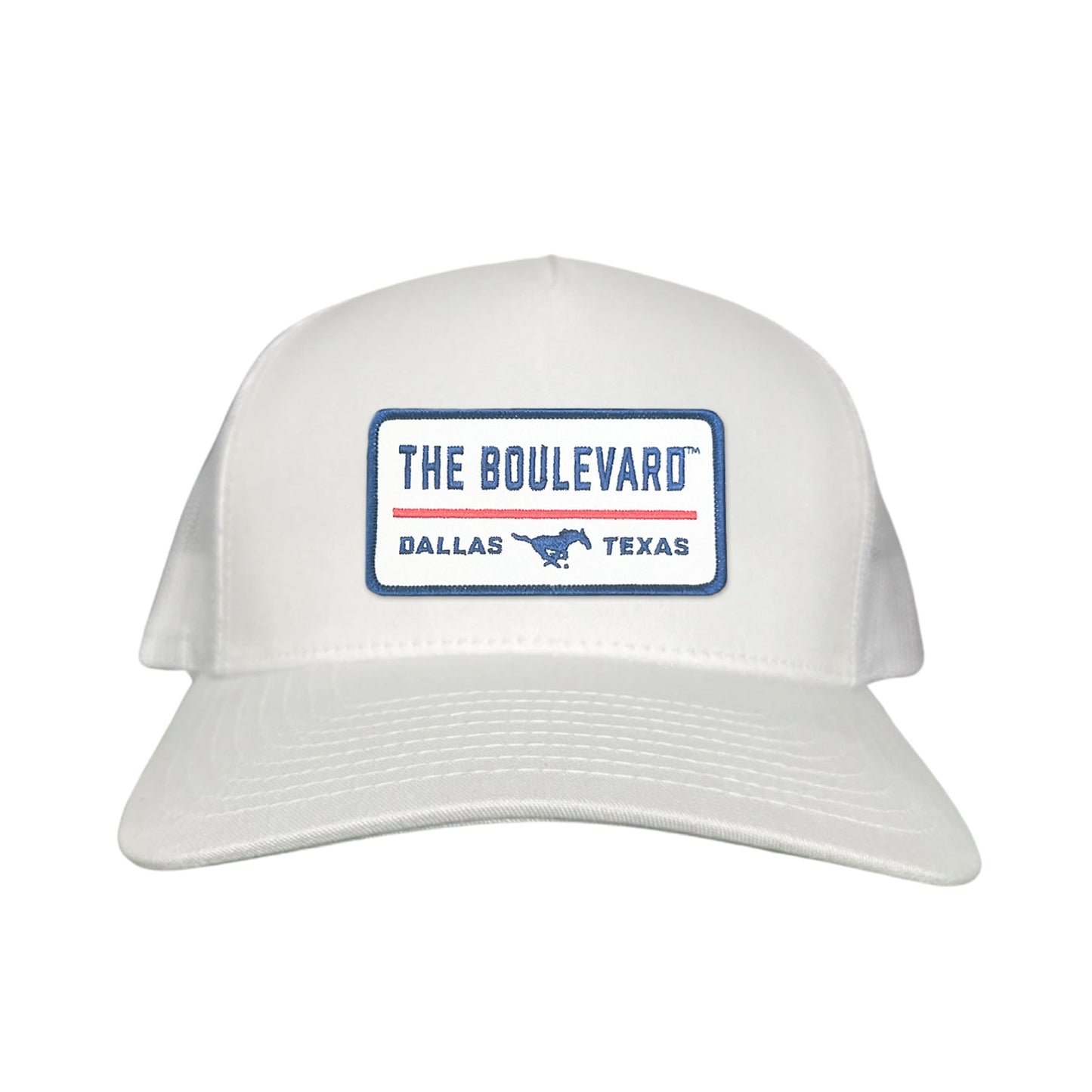 SMU / The Boulevard Rectangle Patch / Mesh Snap Back / 127 / SMU004