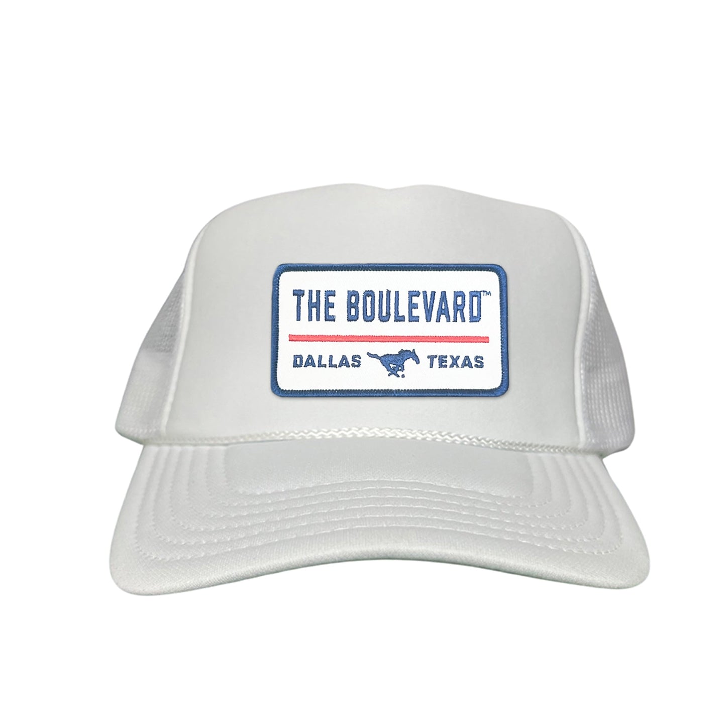 SMU / The Boulevard Rectangle Patch / Mesh Snap Back / 127 / SMU004