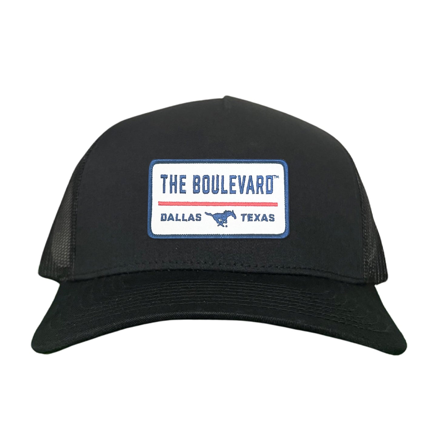 SMU / The Boulevard Rectangle Patch / Mesh Snap Back / 127 / SMU004