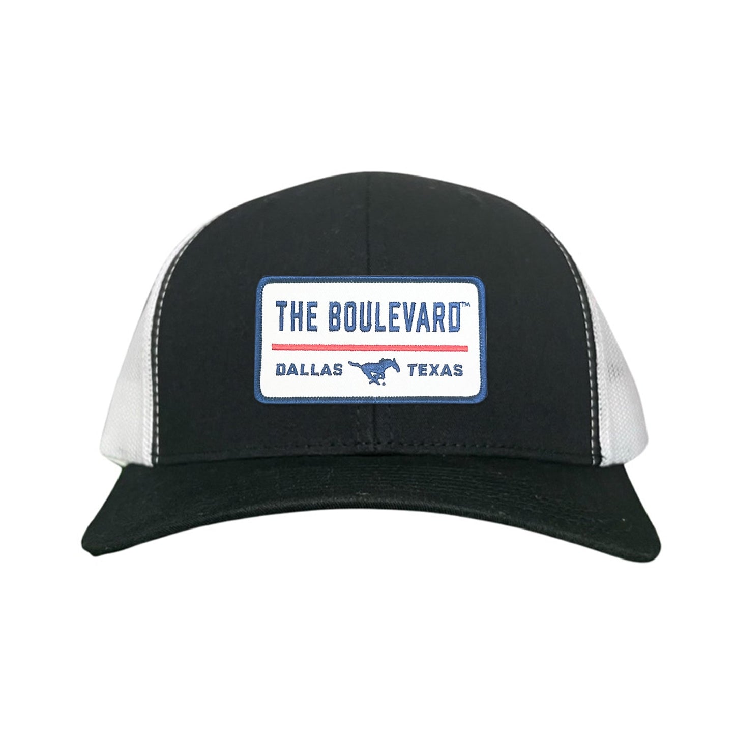 SMU / The Boulevard Rectangle Patch / Mesh Snap Back / 127 / SMU004