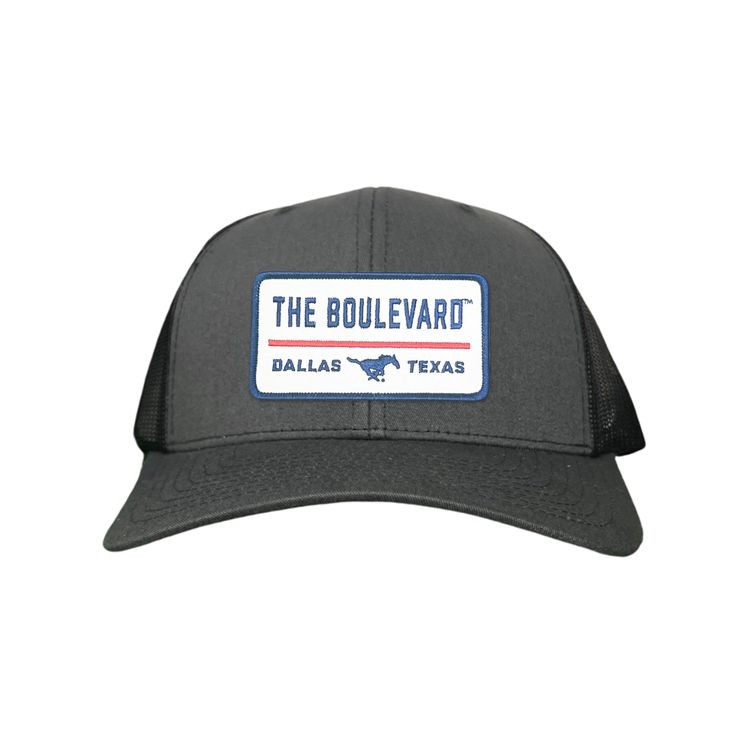 SMU / The Boulevard Rectangle Patch / Mesh Snap Back / 127 / SMU004