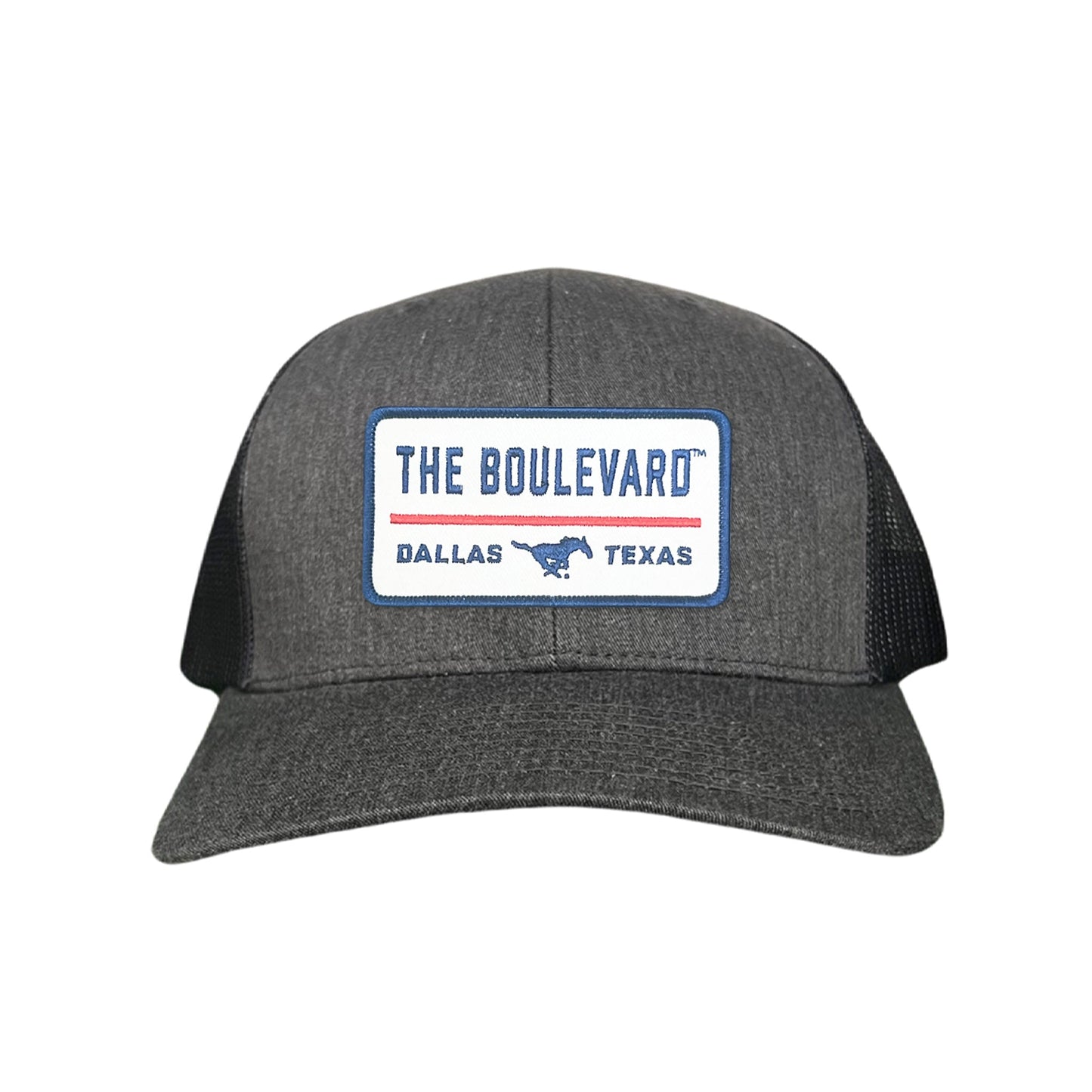 SMU / The Boulevard Rectangle Patch / Mesh Snap Back / 127 / SMU004