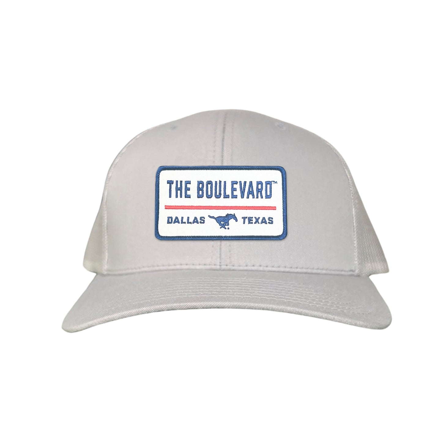 SMU / The Boulevard Rectangle Patch / Mesh Snap Back / 127 / SMU004