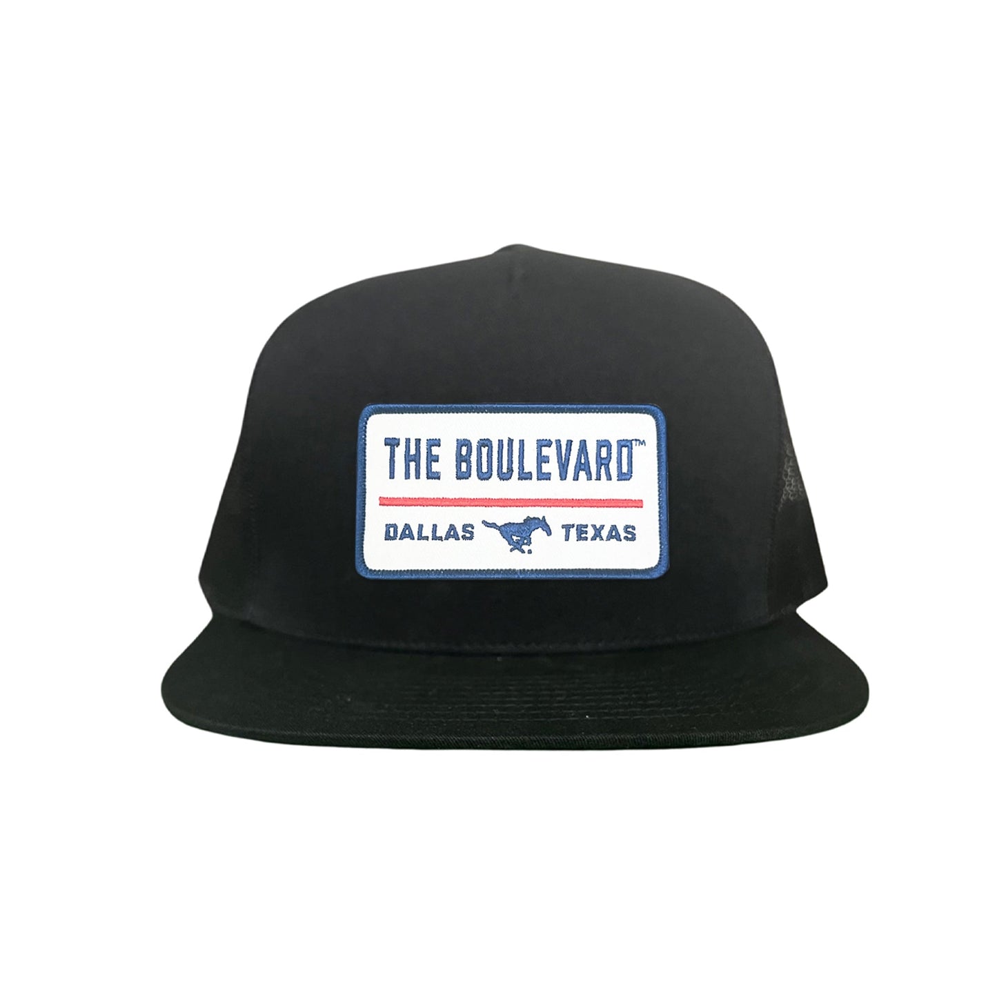 SMU / The Boulevard Rectangle Patch / Mesh Snap Back / 127 / SMU004