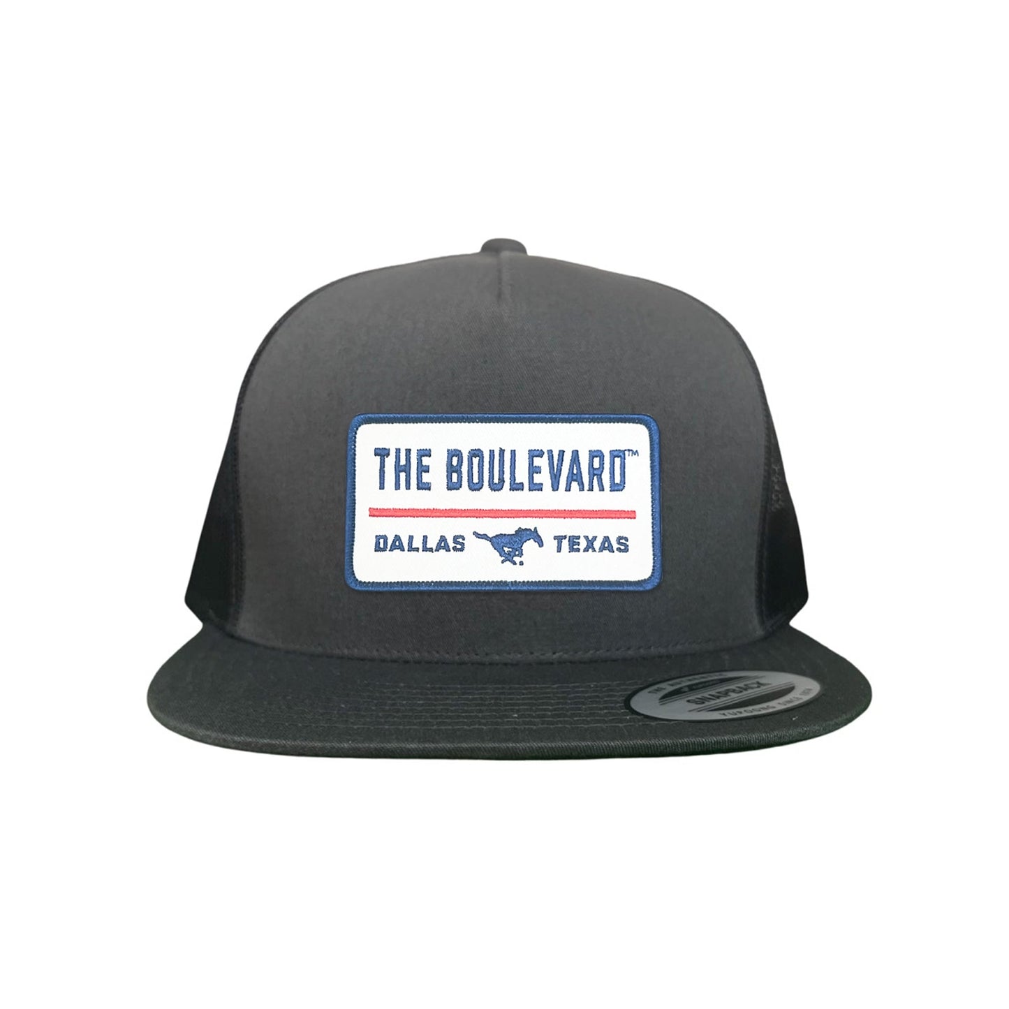 SMU / The Boulevard Rectangle Patch / Mesh Snap Back / 127 / SMU004
