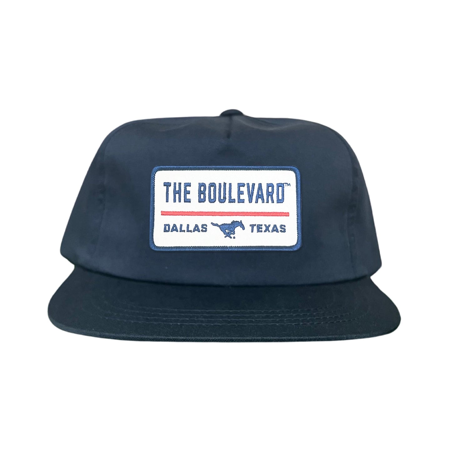 SMU / The Boulevard Rectangle Patch / Mesh Snap Back / 127 / SMU004