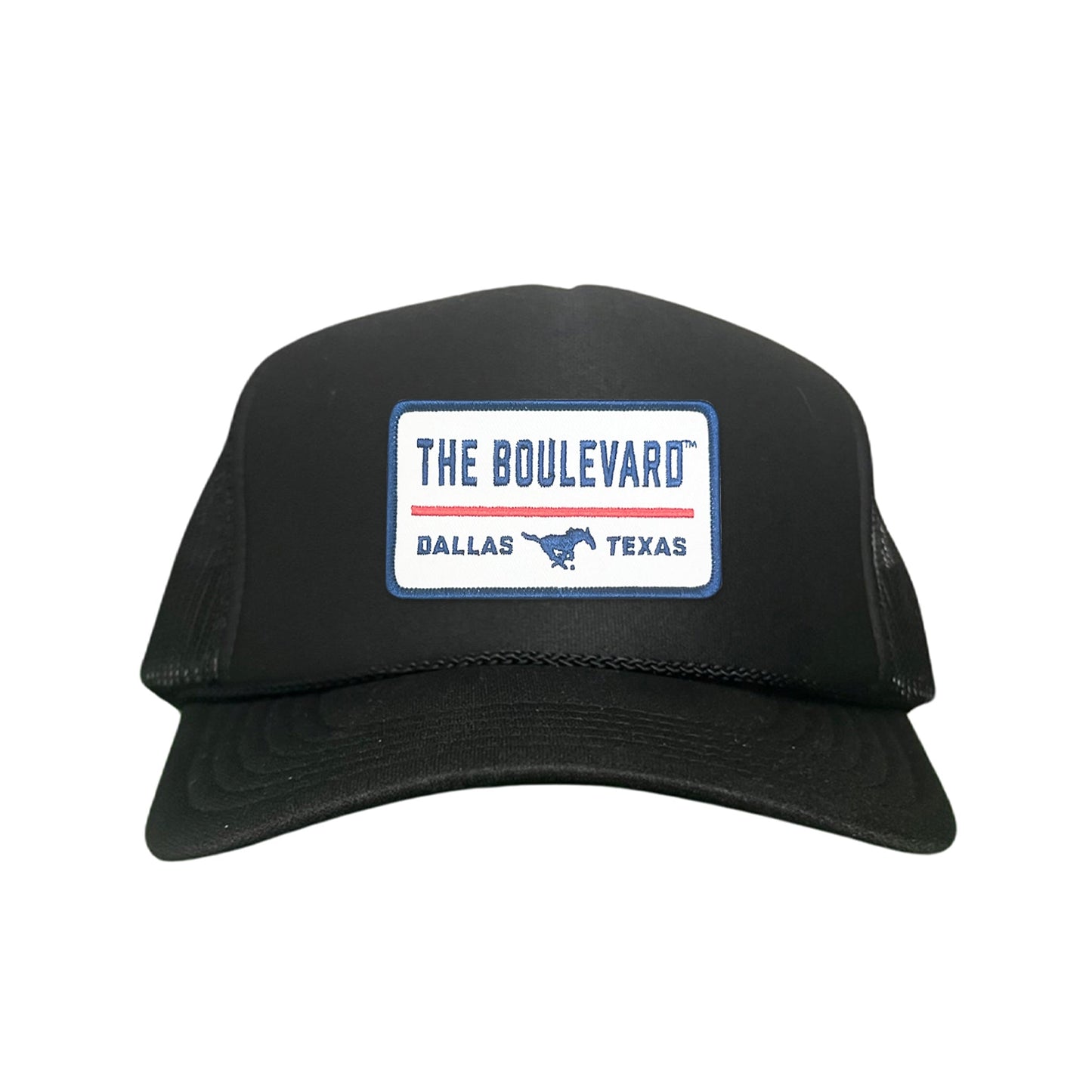SMU / The Boulevard Rectangle Patch / Mesh Snap Back / 127 / SMU004