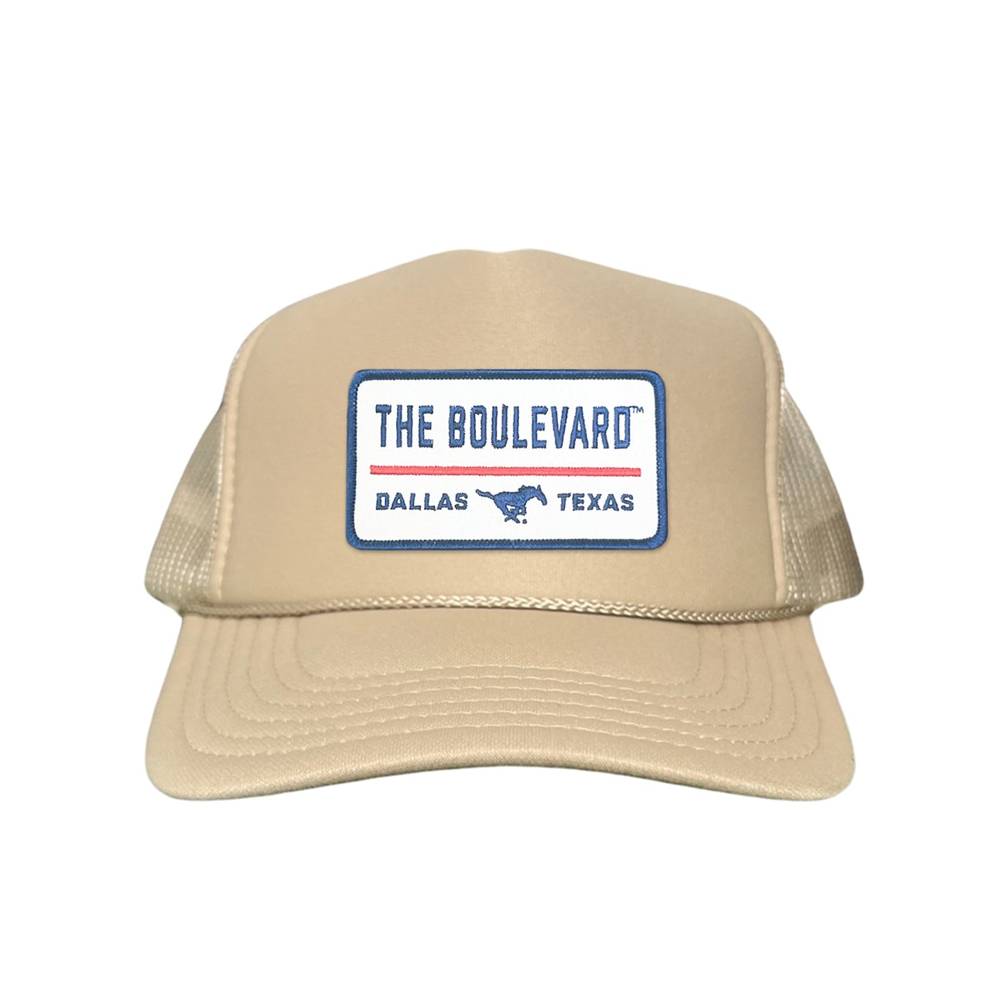 SMU / The Boulevard Rectangle Patch / Mesh Snap Back / 127 / SMU004
