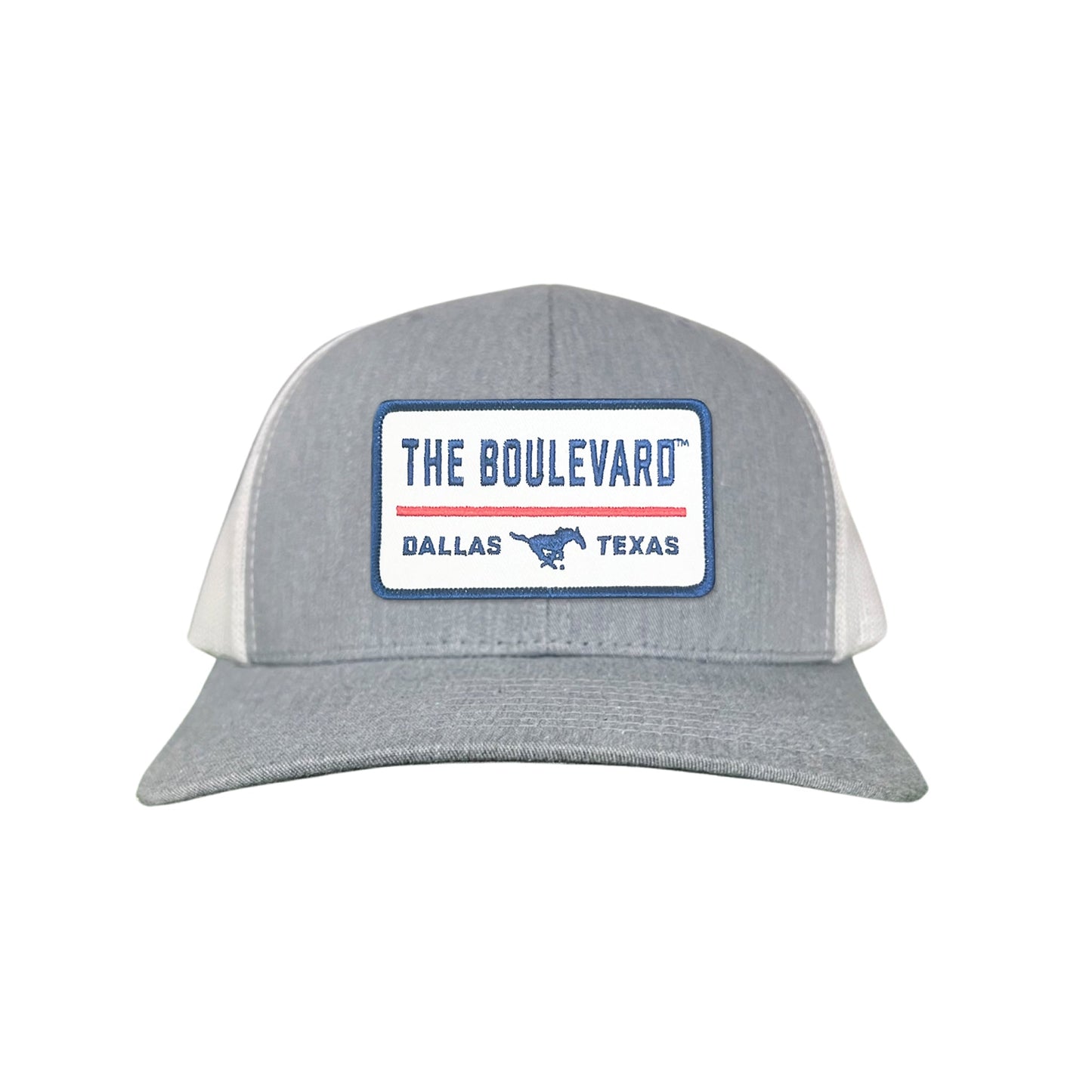 SMU / The Boulevard Rectangle Patch / Mesh Snap Back / 127 / SMU004