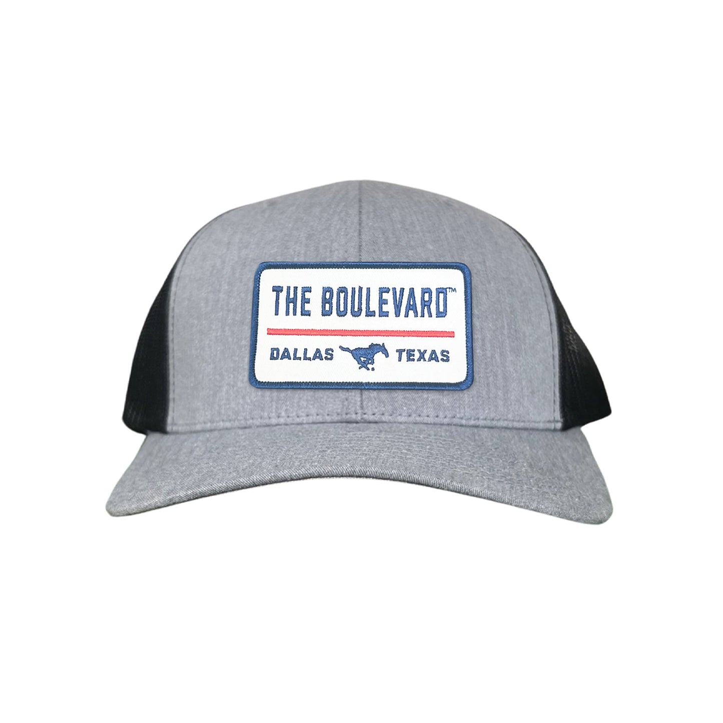 SMU / The Boulevard Rectangle Patch / Mesh Snap Back / 127 / SMU004
