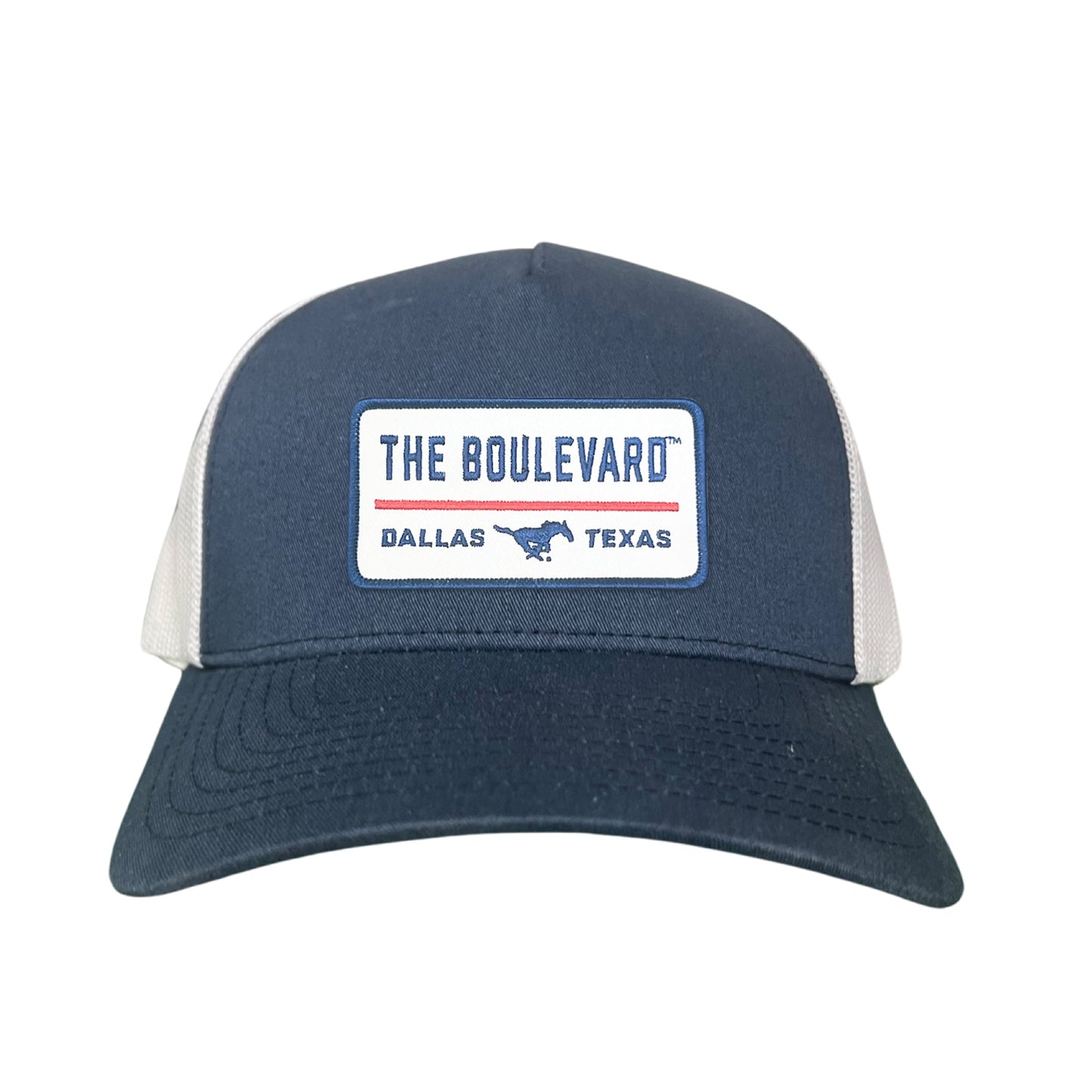 SMU / The Boulevard Rectangle Patch / Mesh Snap Back / 127 / SMU004