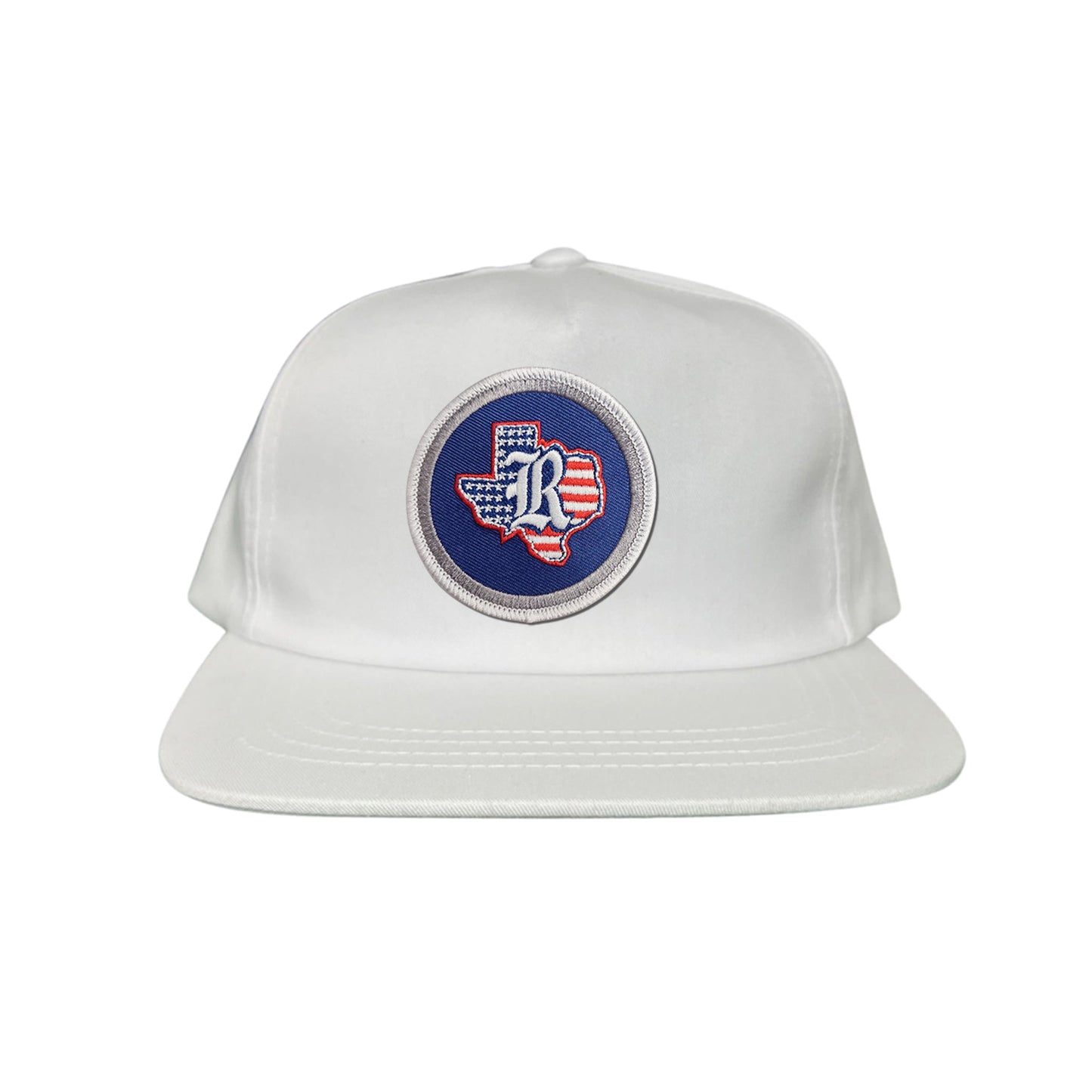 Rice University / State of Texas American Flag Circle Patch / Curved Bill Mesh Snapback / 165 / Rice001 / MM