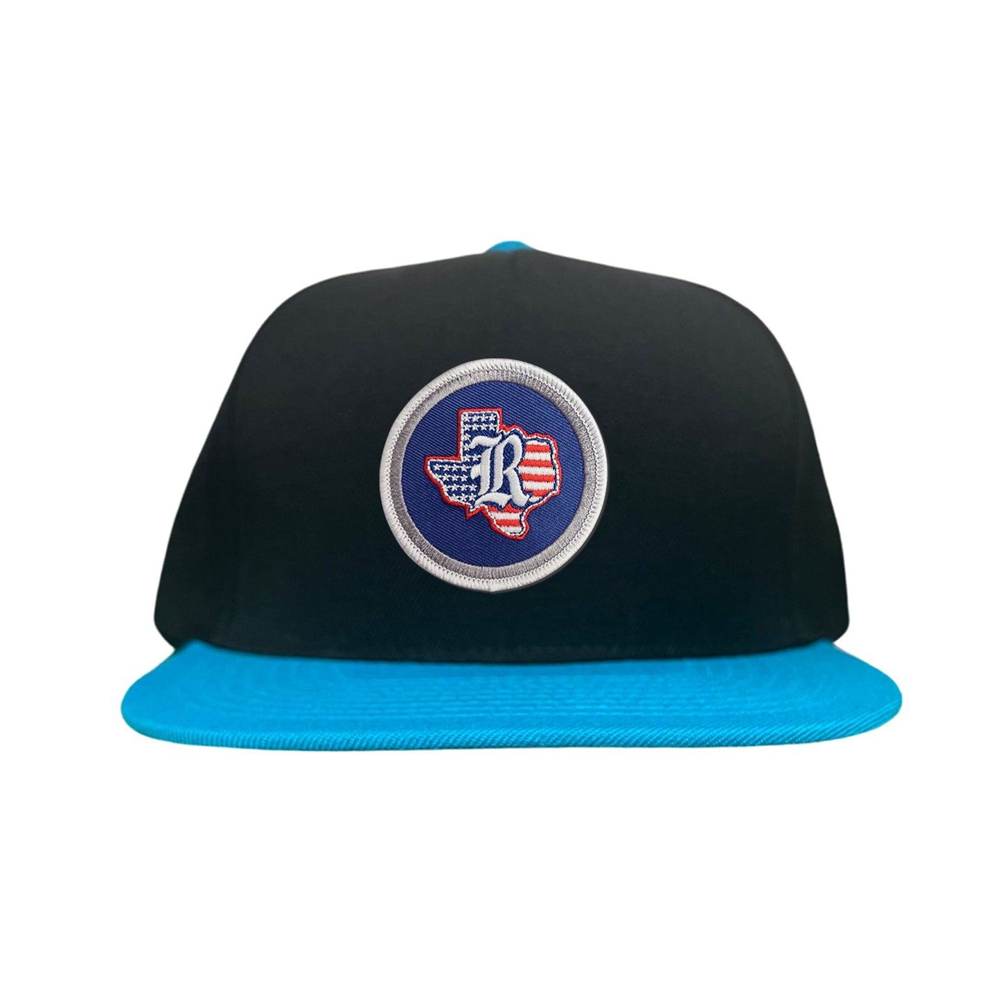 Rice University / State of Texas American Flag Circle Patch / Curved Bill Mesh Snapback / 165 / Rice001 / MM
