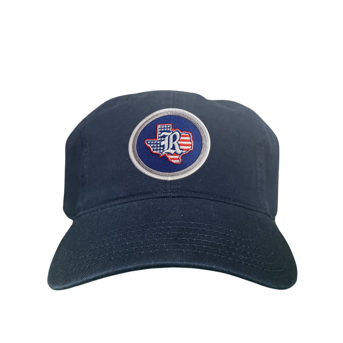 Rice University / State of Texas American Flag Circle Patch / Curved Bill Mesh Snapback / 165 / Rice001 / MM
