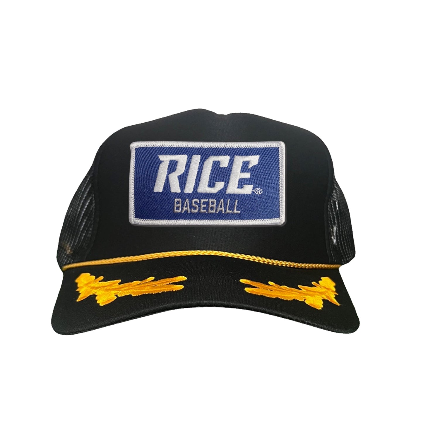 Rice Owls / Rice Baseball Rectangle Patch / Curved Bill Mesh Snapback / 166 / Rice003 / MM