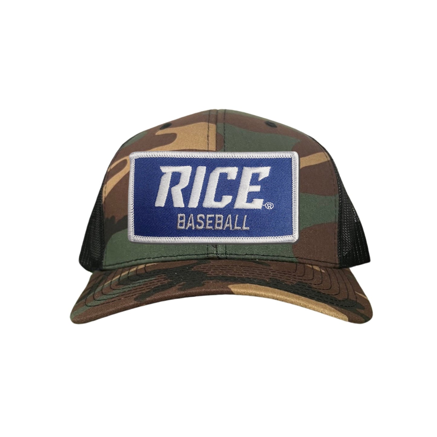 Rice Owls / Rice Baseball Rectangle Patch / Curved Bill Mesh Snapback / 166 / Rice003 / MM