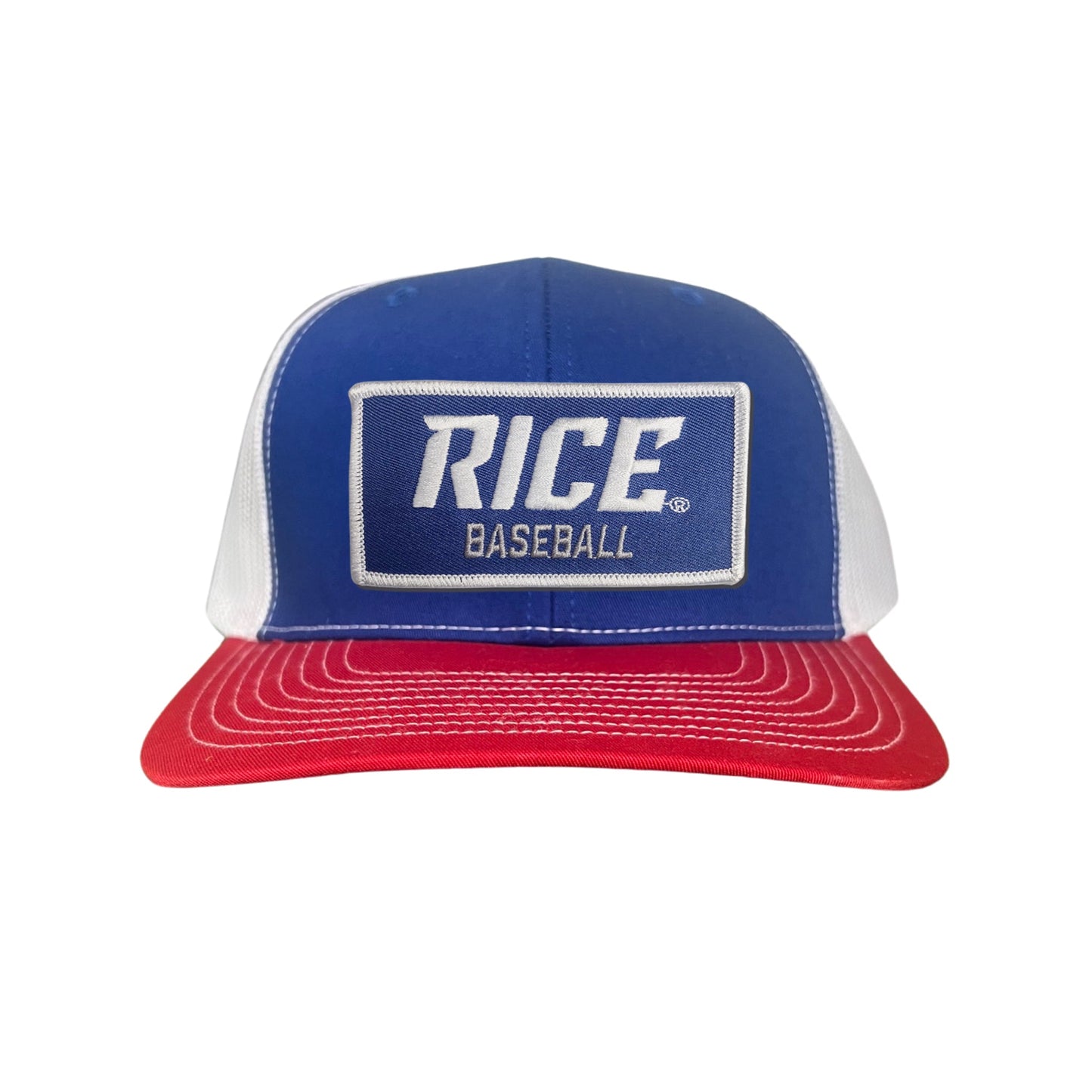 Rice Owls / Rice Baseball Rectangle Patch / Curved Bill Mesh Snapback / 166 / Rice003 / MM