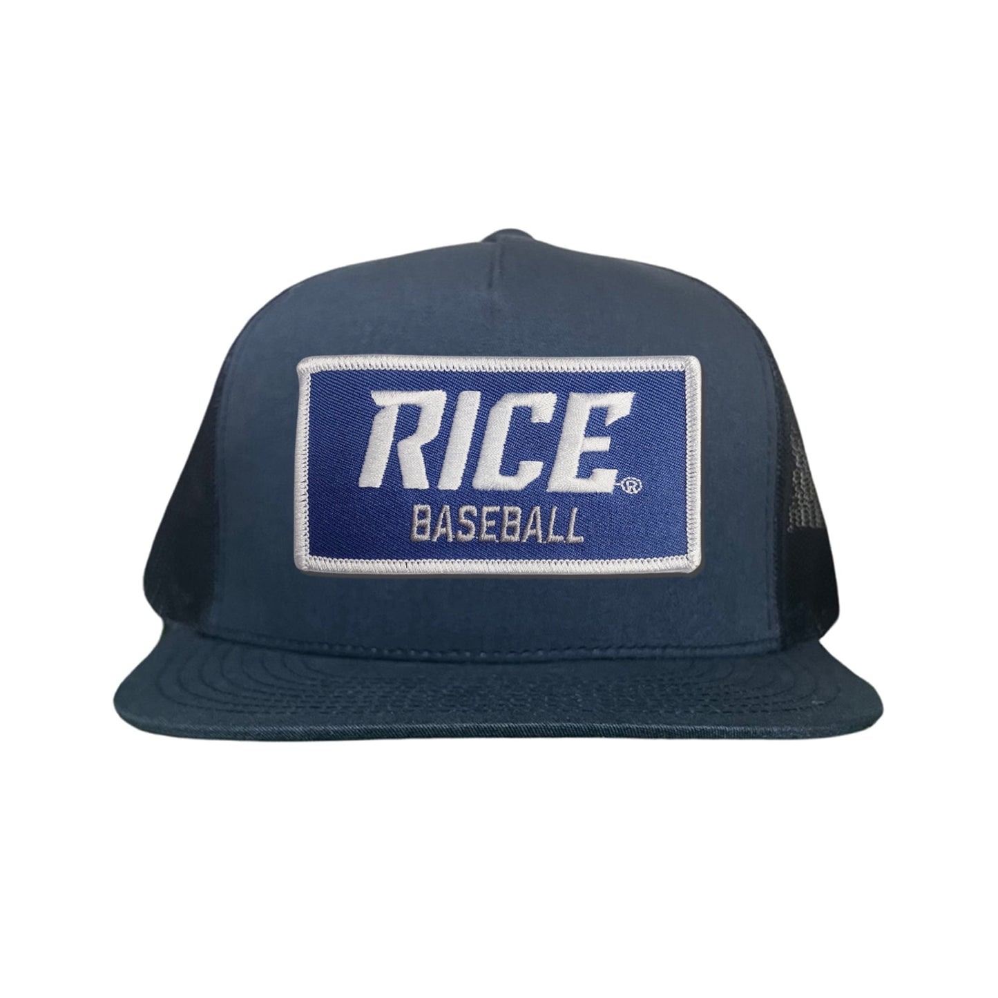 Rice Owls / Rice Baseball Rectangle Patch / Curved Bill Mesh Snapback / 166 / Rice003 / MM