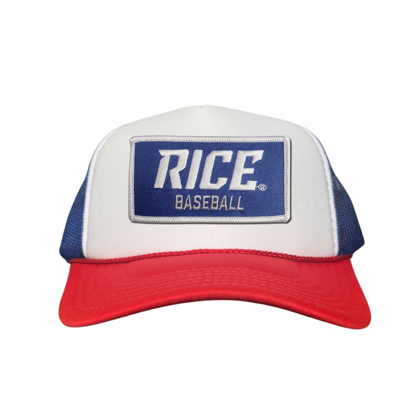 Rice Owls / Rice Baseball Rectangle Patch / Curved Bill Mesh Snapback / 166 / Rice003 / MM