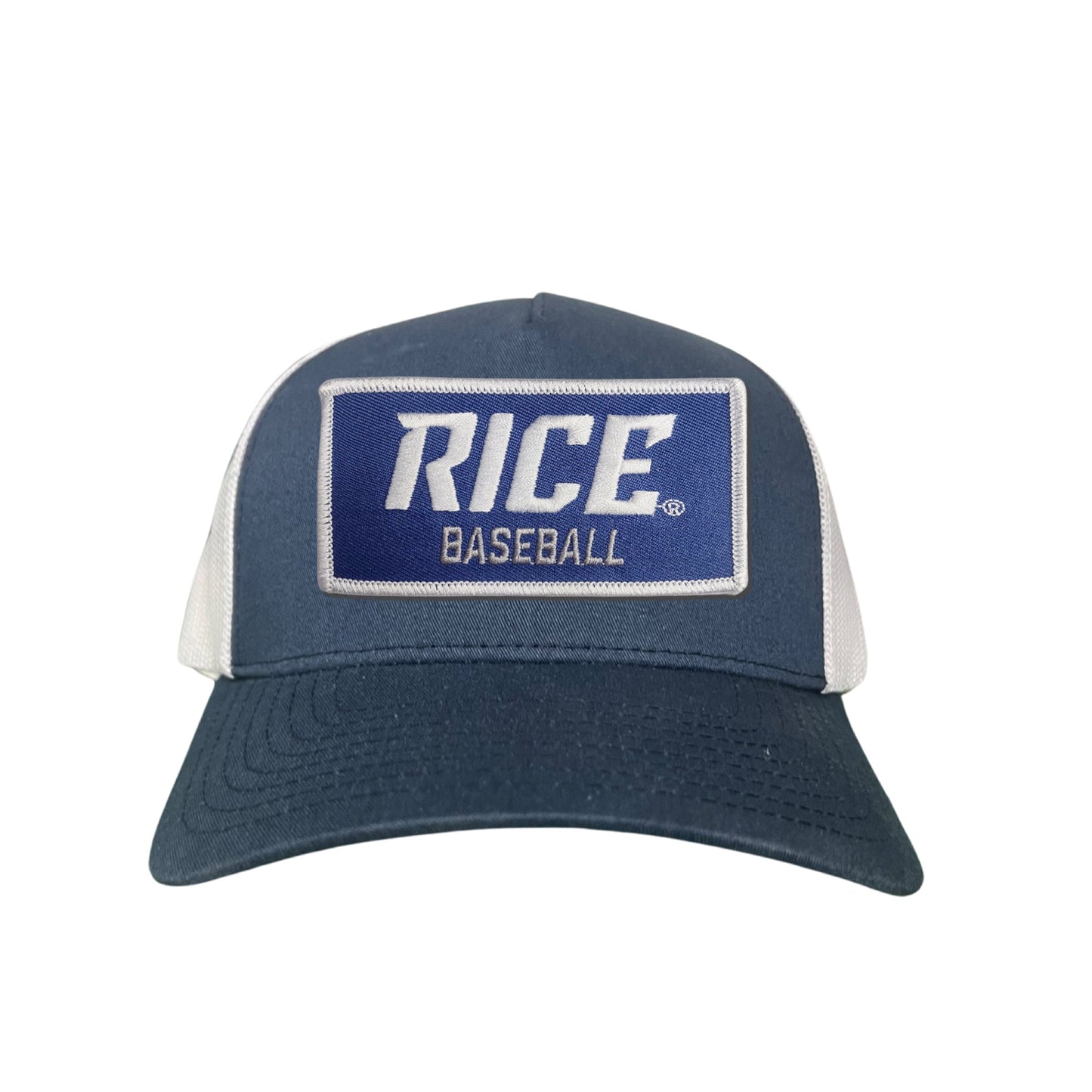 Rice Owls / Rice Baseball Rectangle Patch / Curved Bill Mesh Snapback / 166 / Rice003 / MM